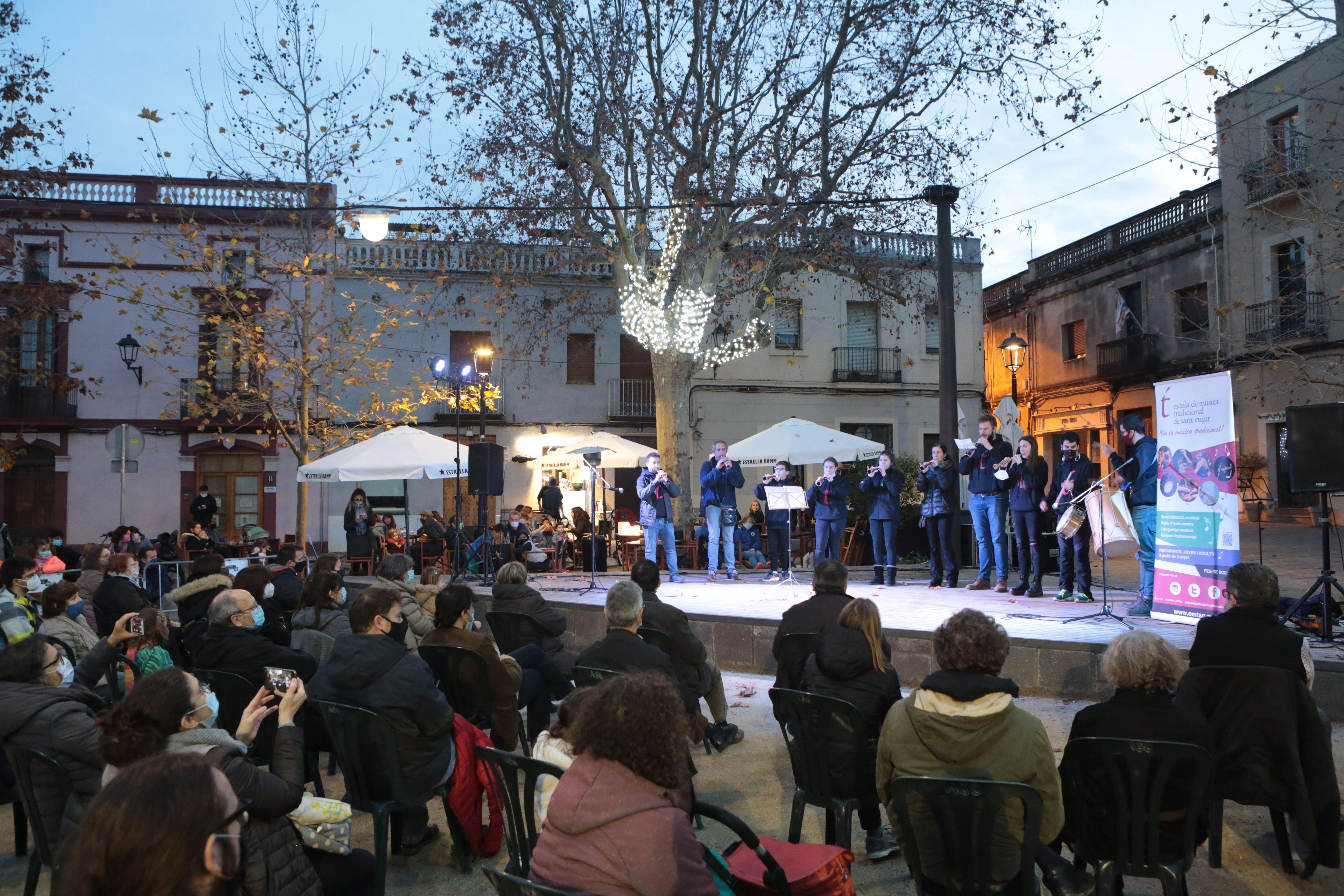 Nadales a la plaça de Barcelona. FOTO: Artur Ribera