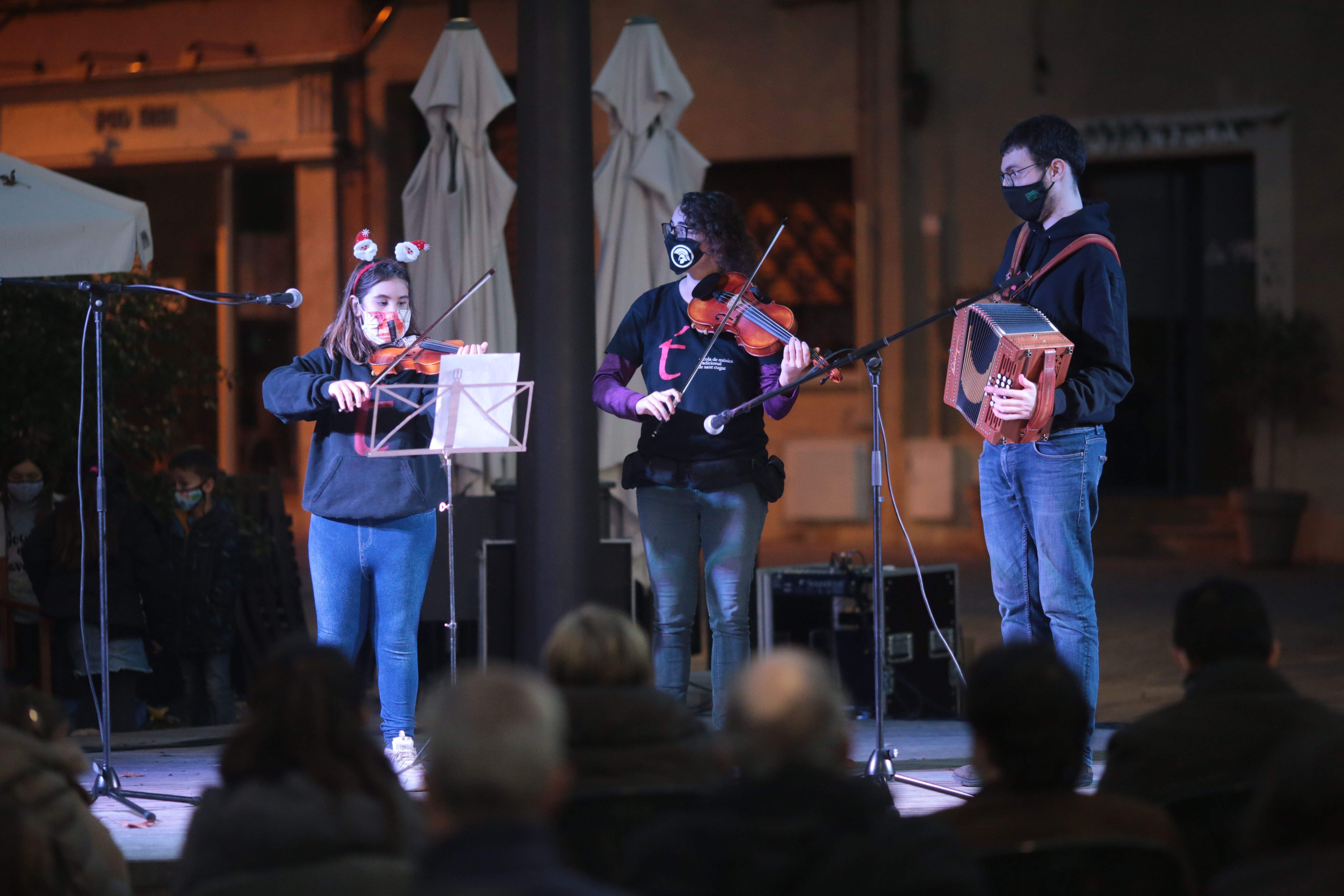 Nadales a la plaça de Barcelona. FOTO: Artur Ribera
