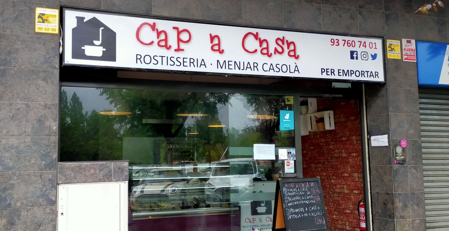 Gaudeix del menjar casolà al centre de Sant Cugat FOTO: Cedida