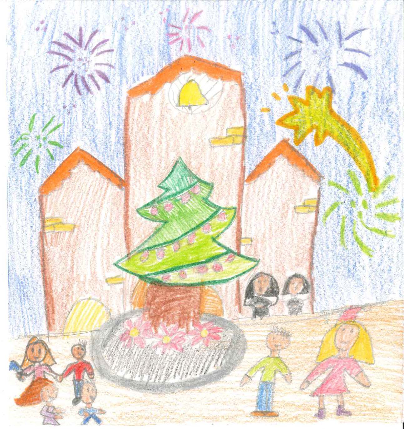 Postals de Nadal de l'Escola Àgora