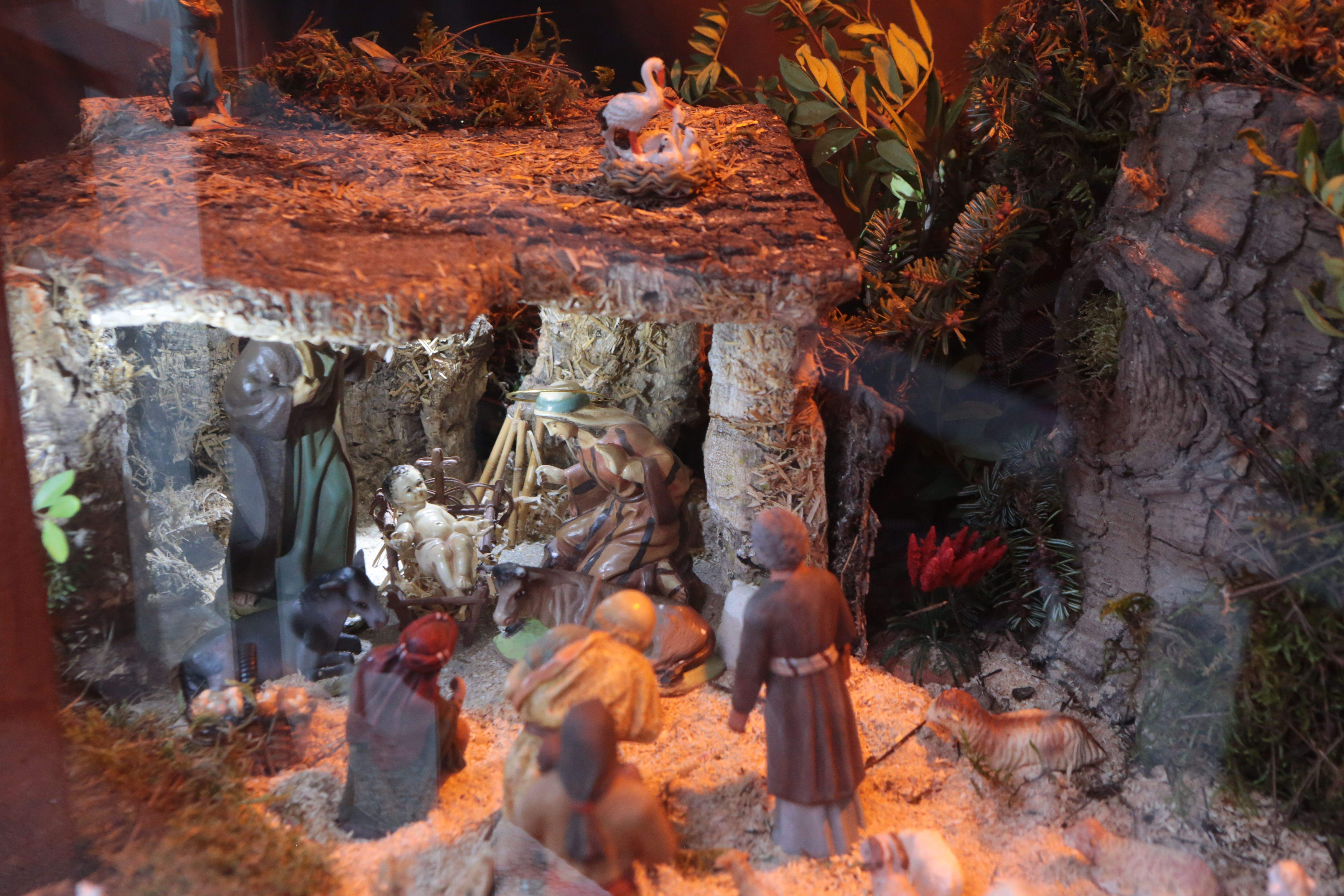 Pessebre a Cal Tartraner de la plaça de Barcelona. FOTO: Artur Ribera