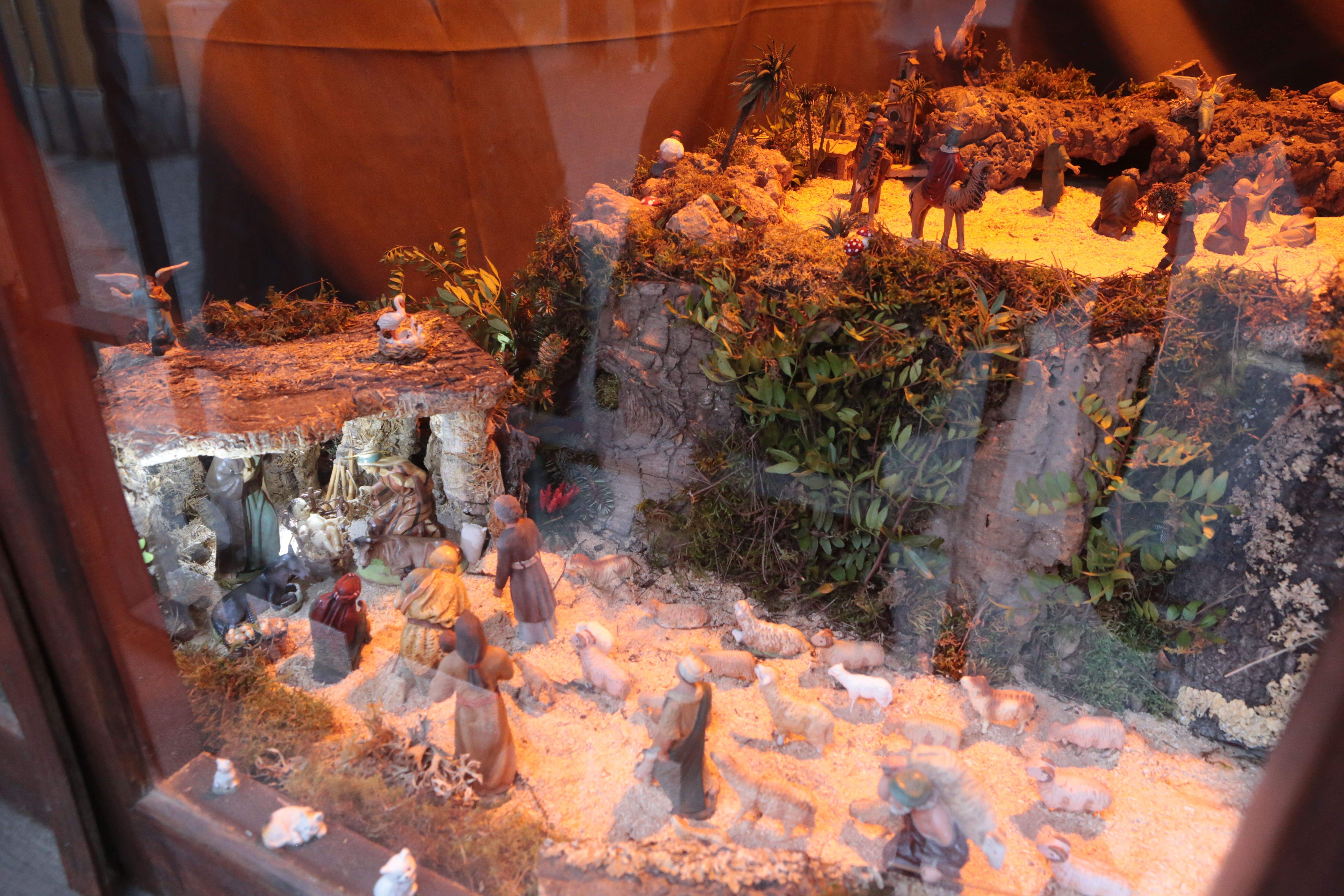 Pessebre a Cal Tartraner de la plaça de Barcelona. FOTO: Artur Ribera