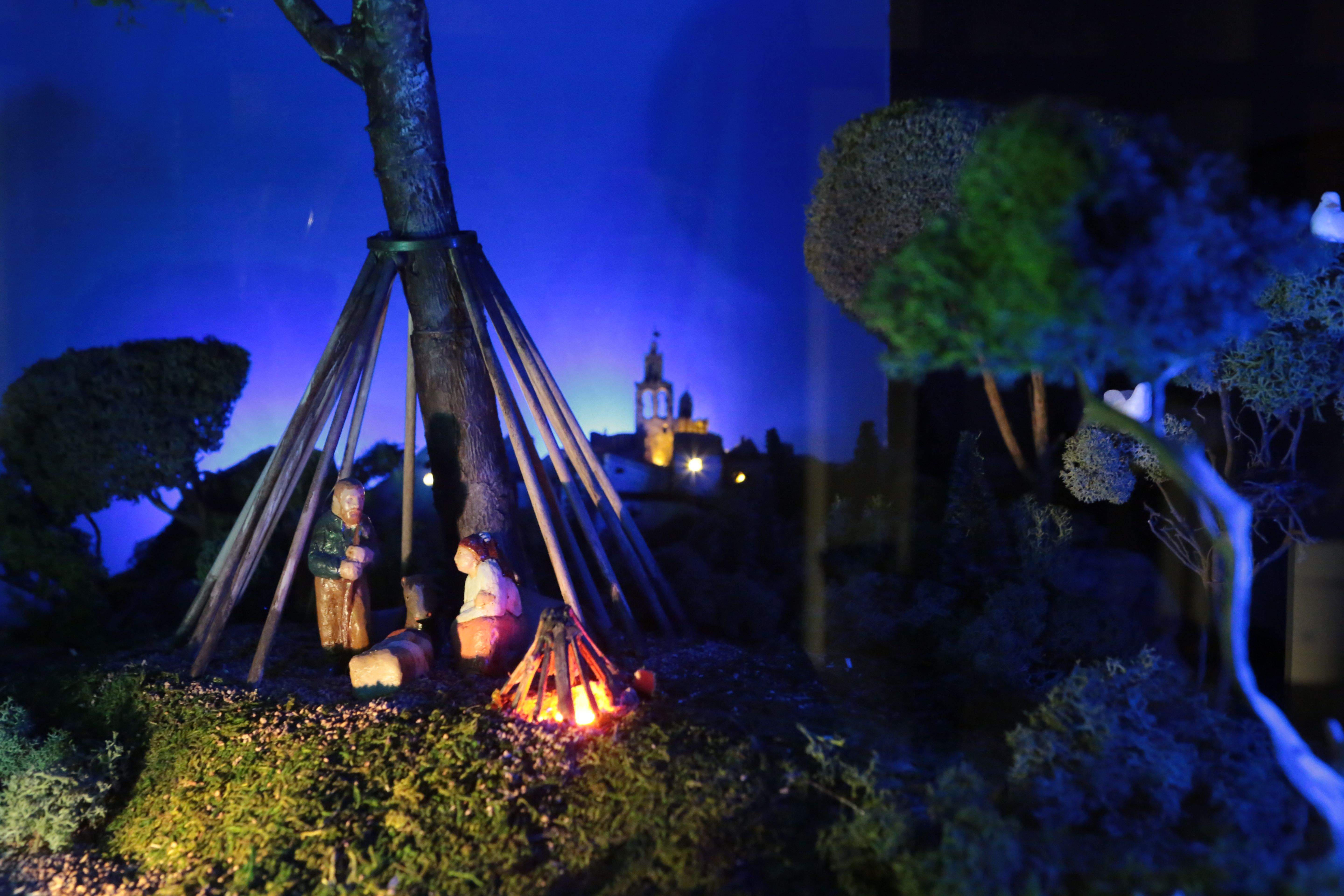 Pessebre al carrer del Carme, cal Pixota. FOTO: Artur Ribera