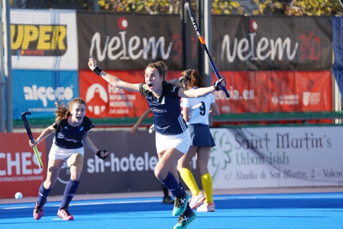 Mariona Serrahima, amb 3 dianes, és la màxima golejadora del Junior FC en la Copa Federació. FOTO: Federació Catalana de Hockey.