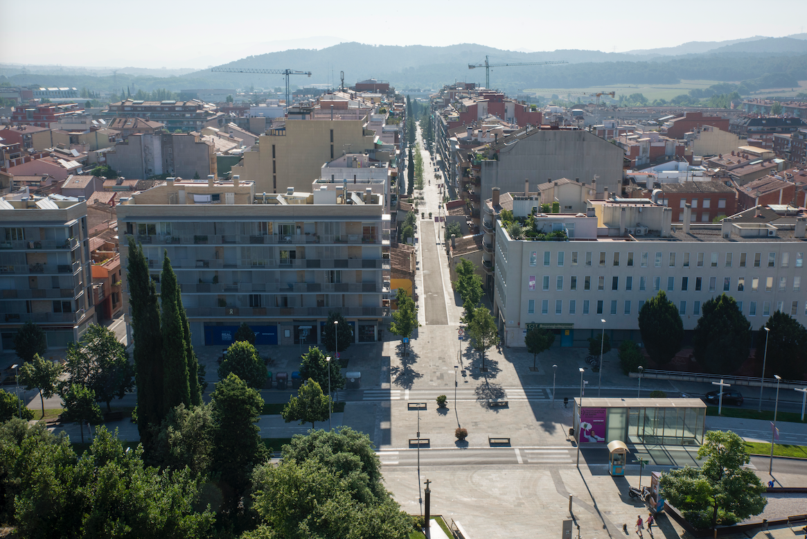 L'entrada del barri del Monestir des del passeig de Francesc Macià FOTO: Bernat Millet