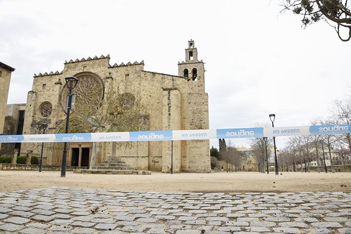 Molts espais de Sant Cugat van quedar tancats durant el primer confinament. FOTO: Bernat Millet