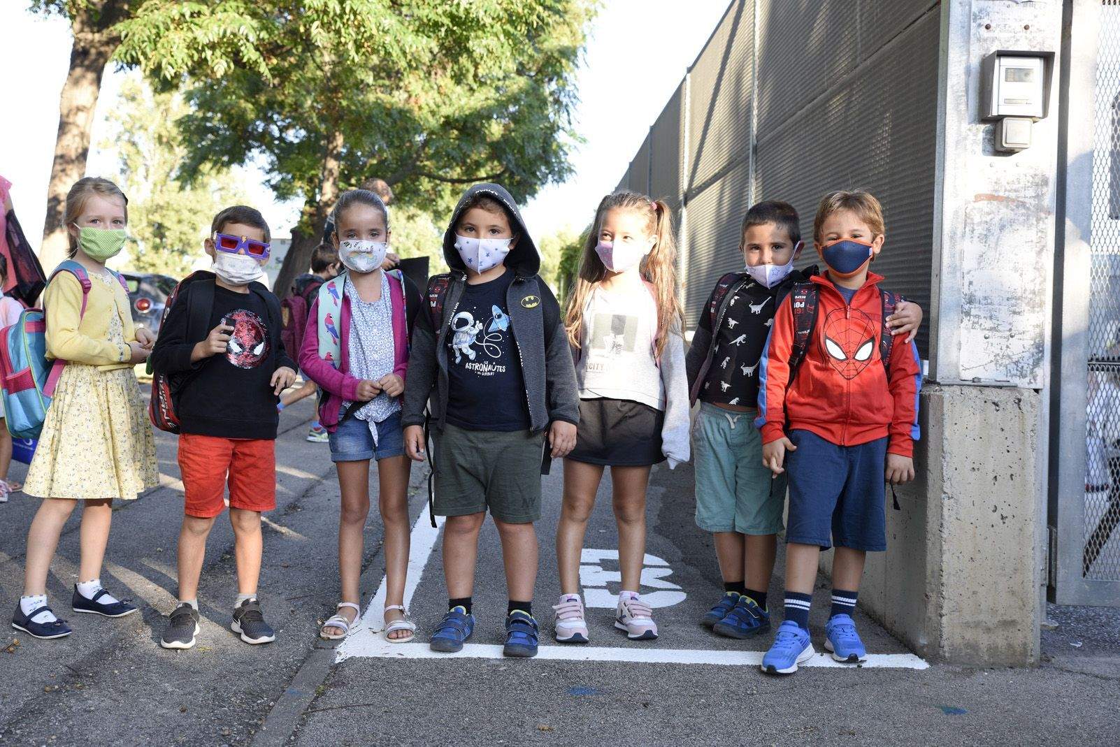 Després de sis mesos lluny de les aules, els infants van tornar a l’escola el 14 de setembre. FOTO: Bernat Millet