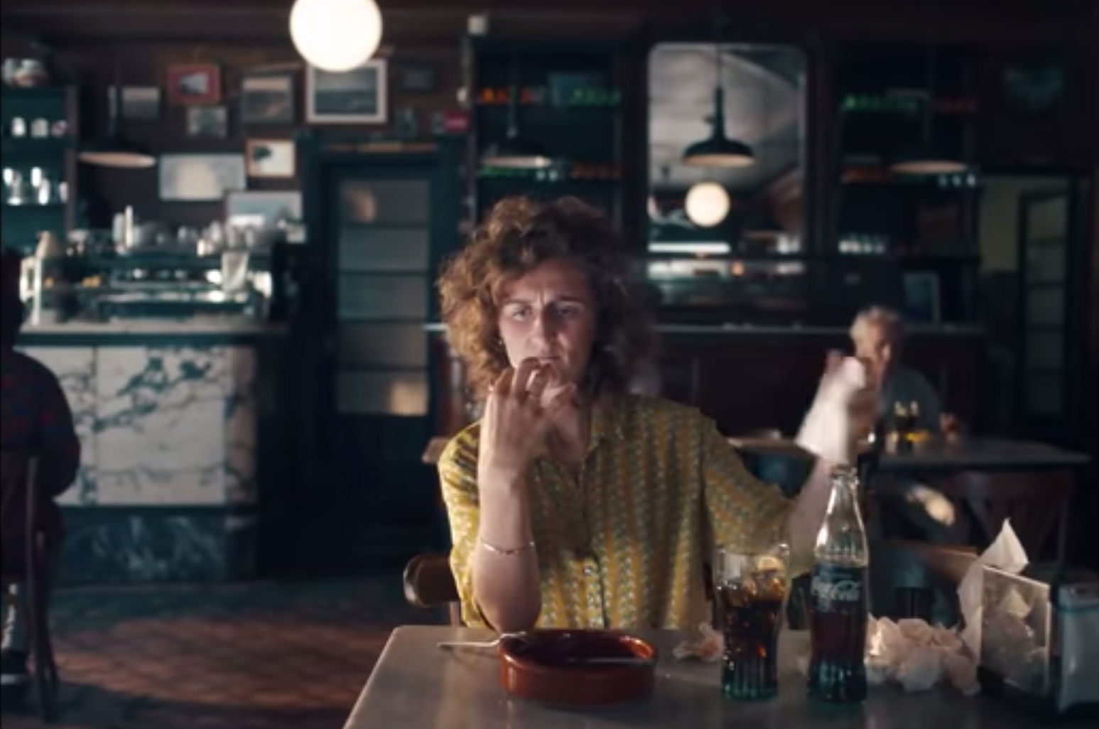 Una coneguda marca de refrescos va rodar un anunci al Bar Catalunya 