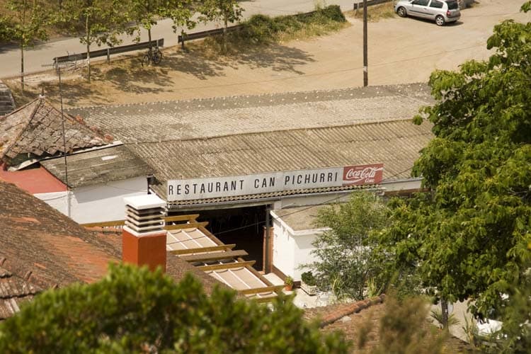 Imatge aèria de la zona del restaurant de Can Pichurri. FOTO: Cedida