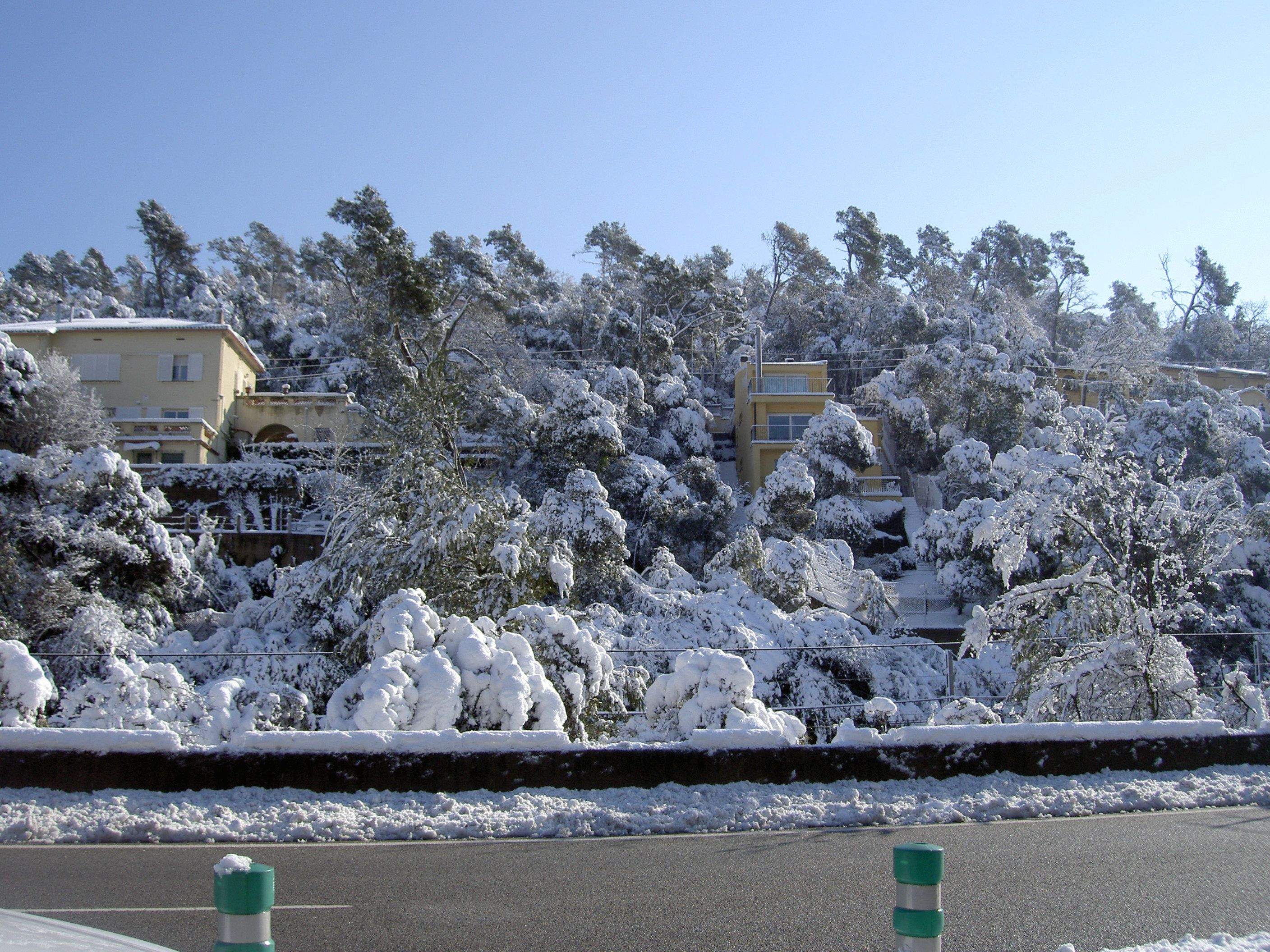 Nevada a Sant Cugat el 2010. FOTO: Andreu Garrell