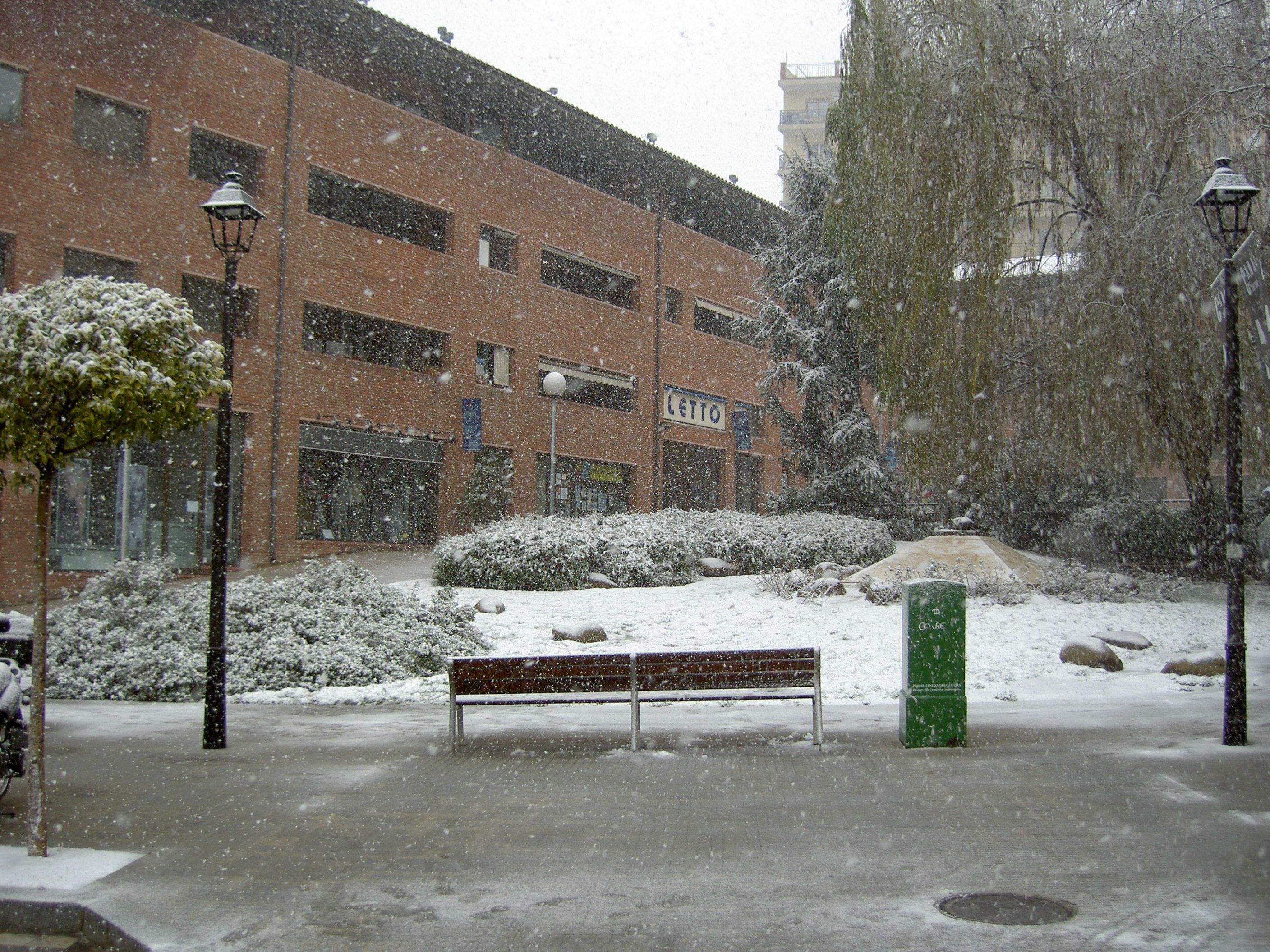 Nevada a Sant Cugat el 2010. FOTO: Andreu Garrell