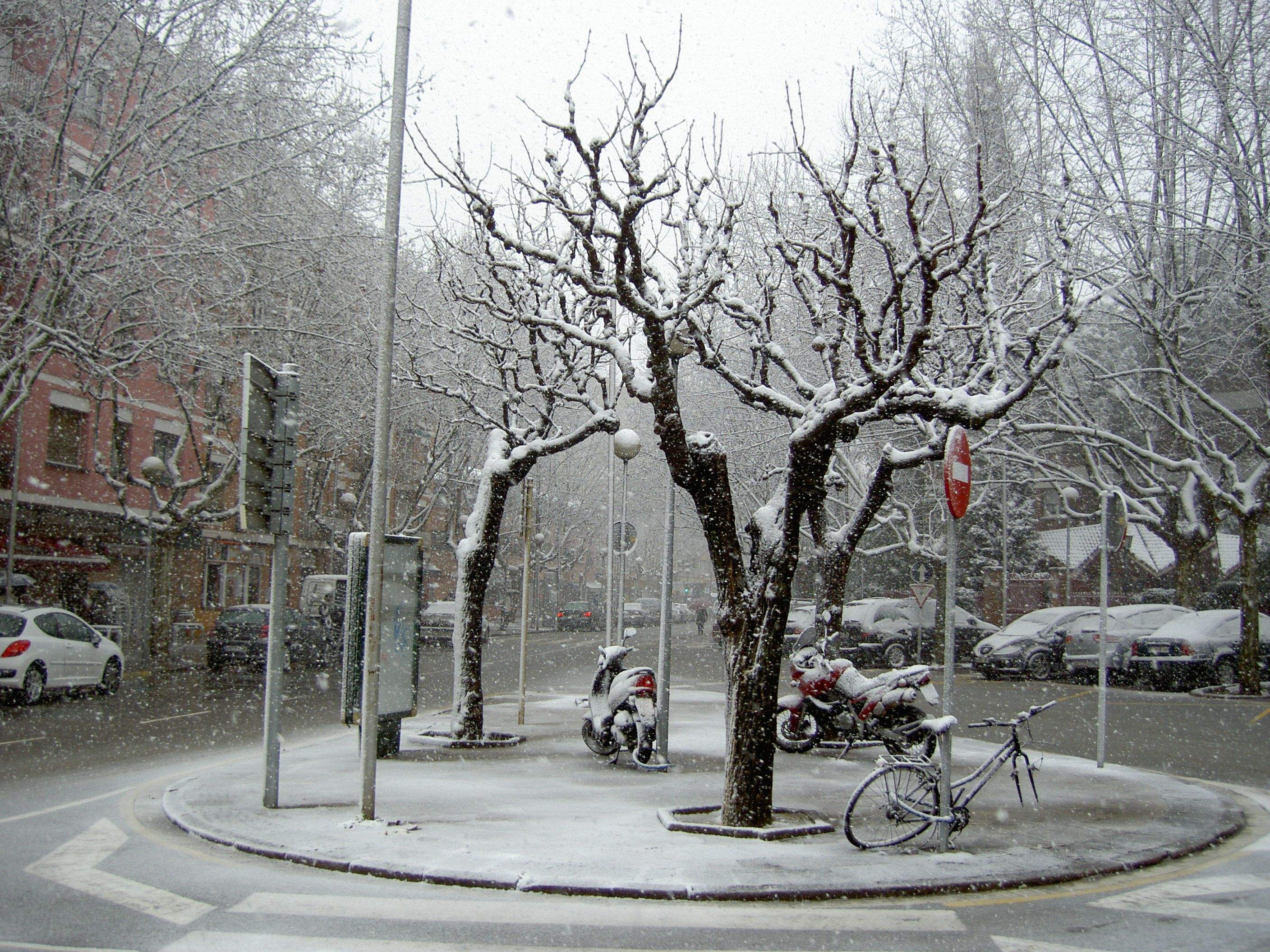 Nevada a Sant Cugat el 2010. FOTO: Andreu Garrell