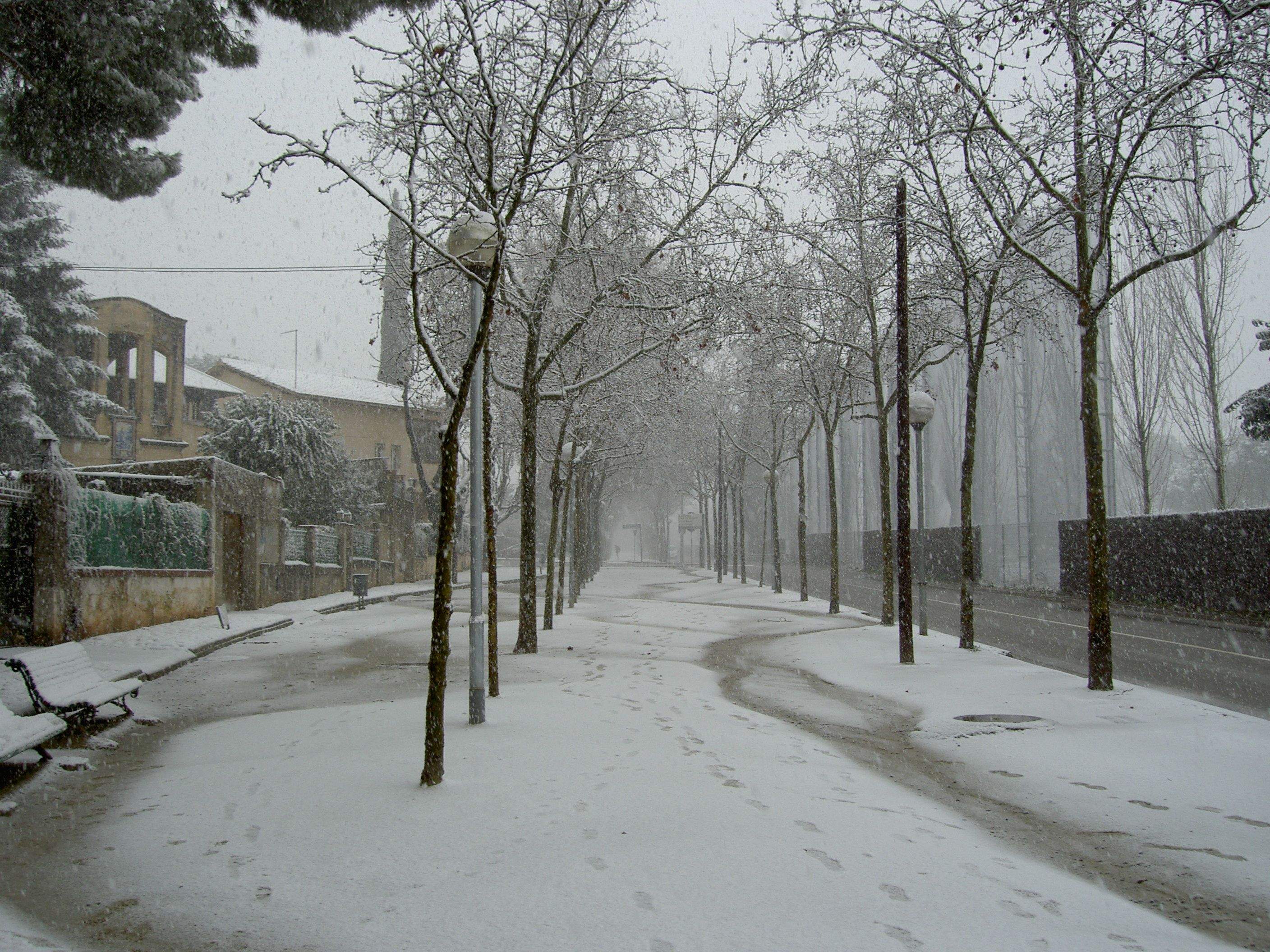 Nevada a Sant Cugat el 2010. FOTO: Andreu Garrell
