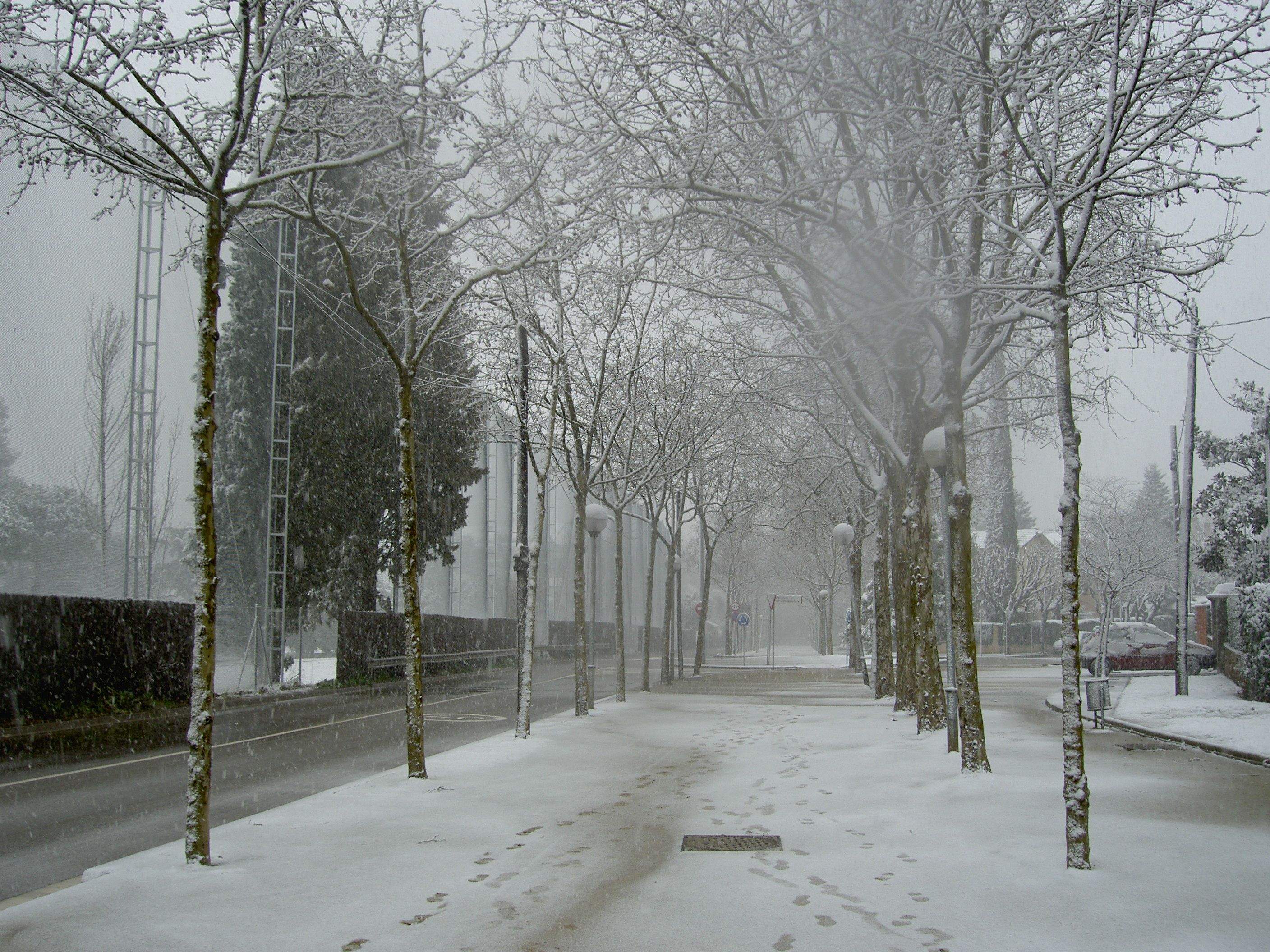 Nevada a Sant Cugat el 2010. FOTO: Andreu Garrell