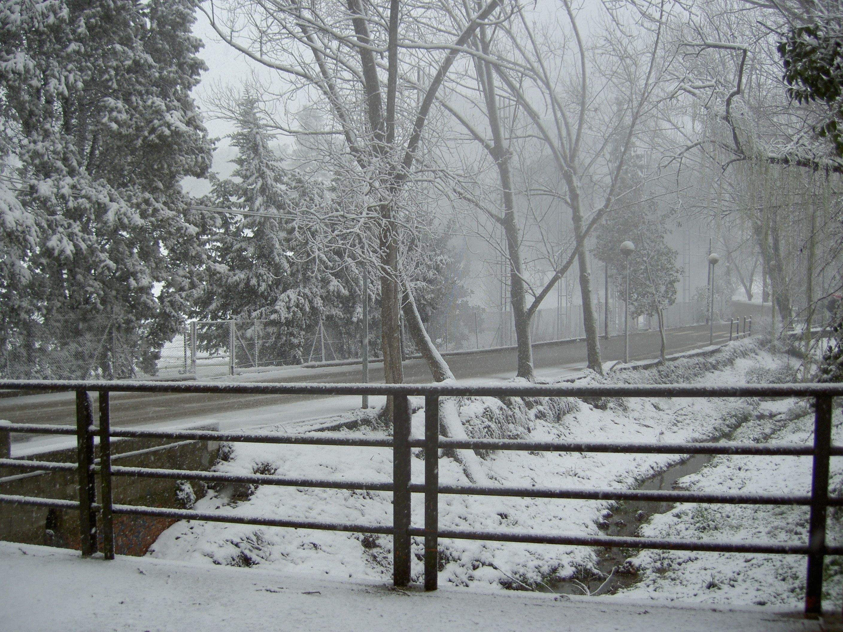 Nevada a Sant Cugat el 2010. FOTO: Andreu Garrell