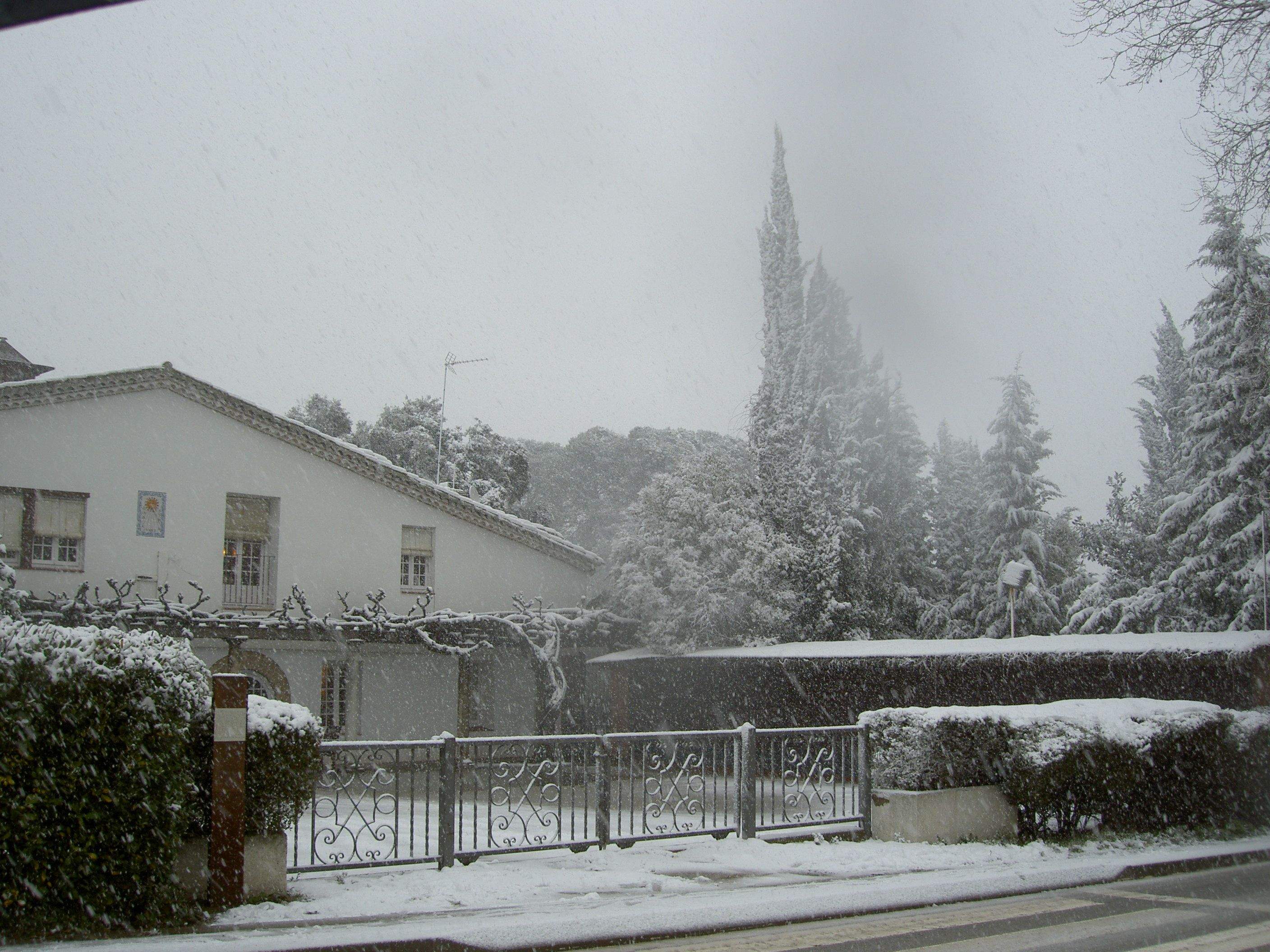 Nevada a Sant Cugat el 2010. FOTO: Andreu Garrell