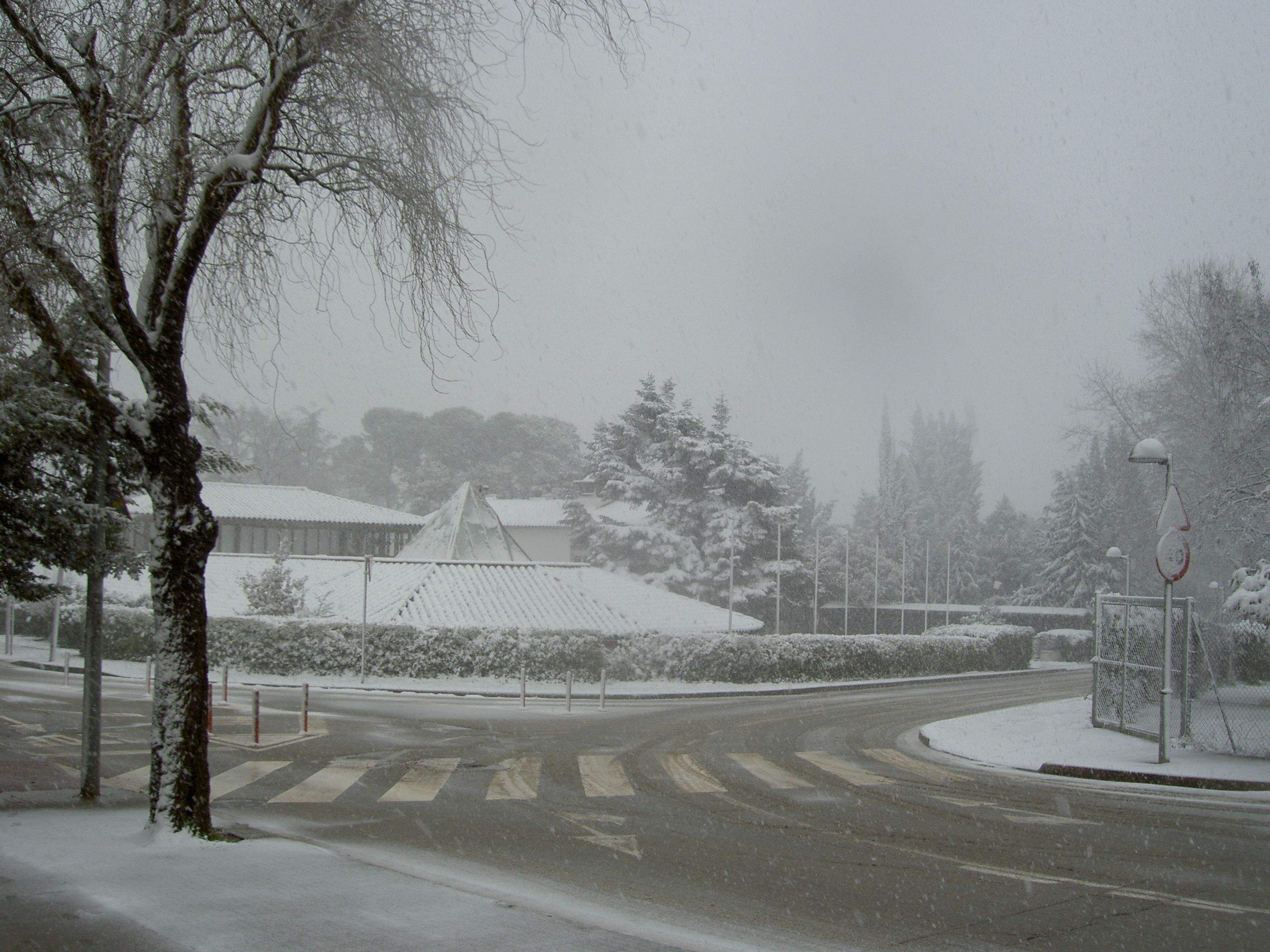 Nevada a Sant Cugat el 2010. FOTO: Andreu Garrell