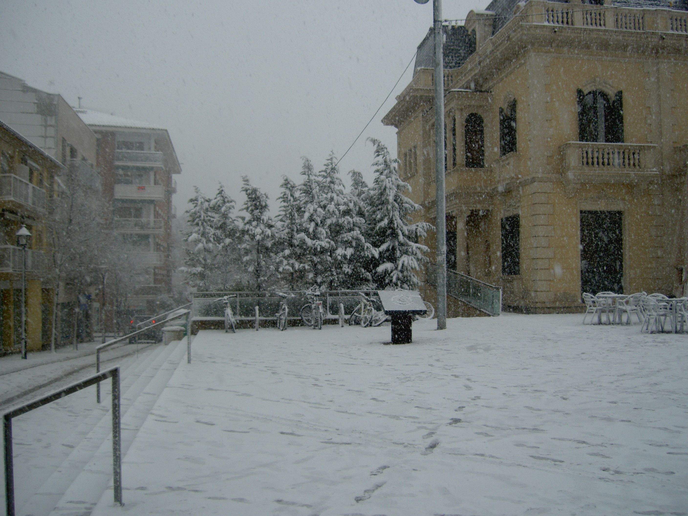 Nevada a Sant Cugat el 2010. FOTO: Andreu Garrell