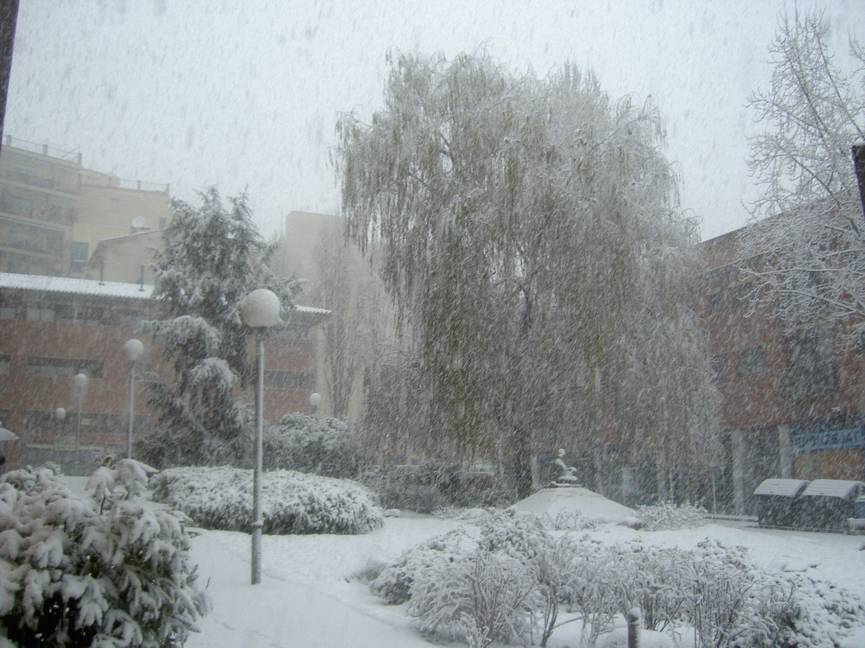 Nevada a Sant Cugat el 2010. FOTO: Andreu Garrell