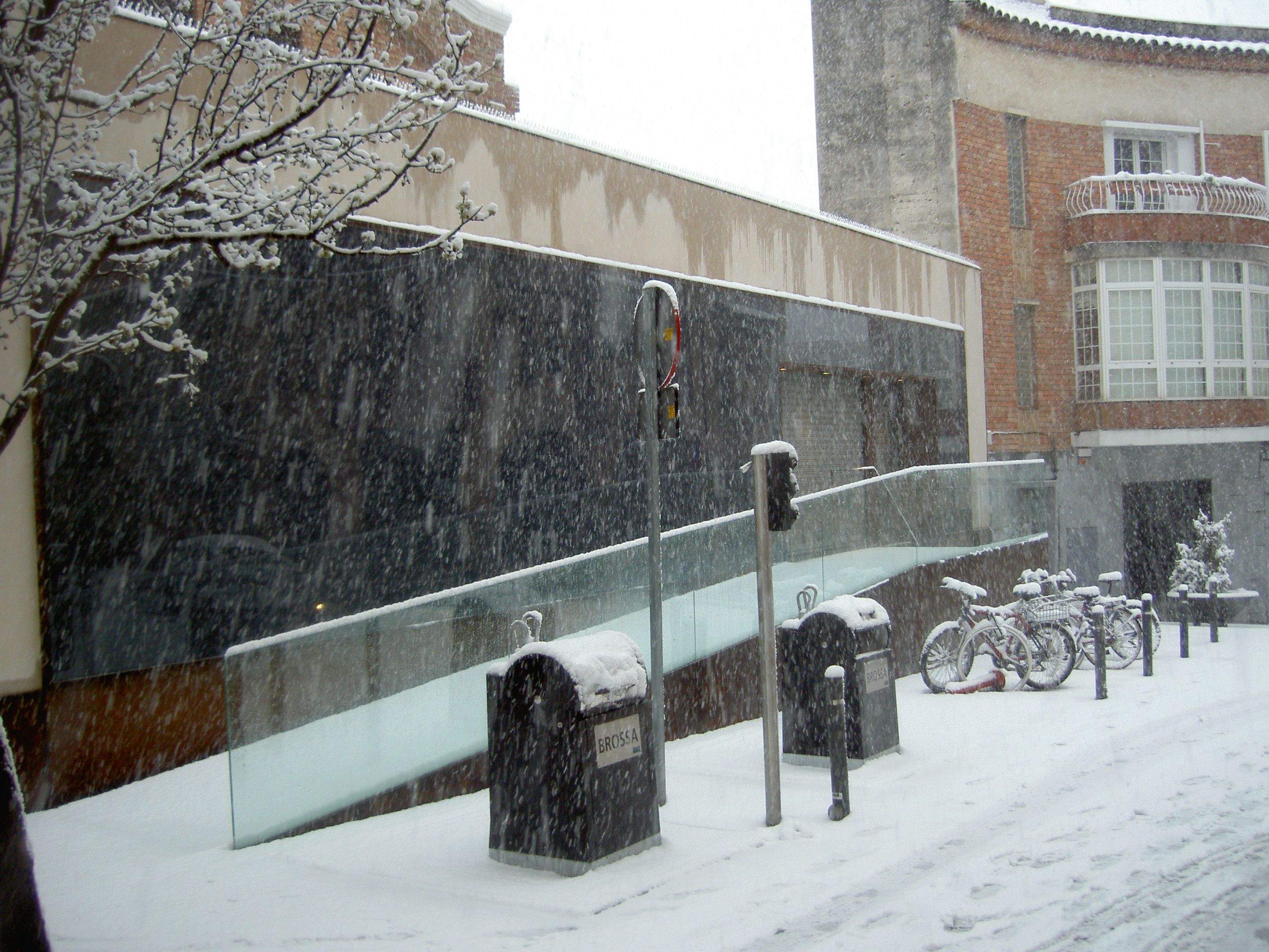 Nevada a Sant Cugat el 2010. FOTO: Andreu Garrell