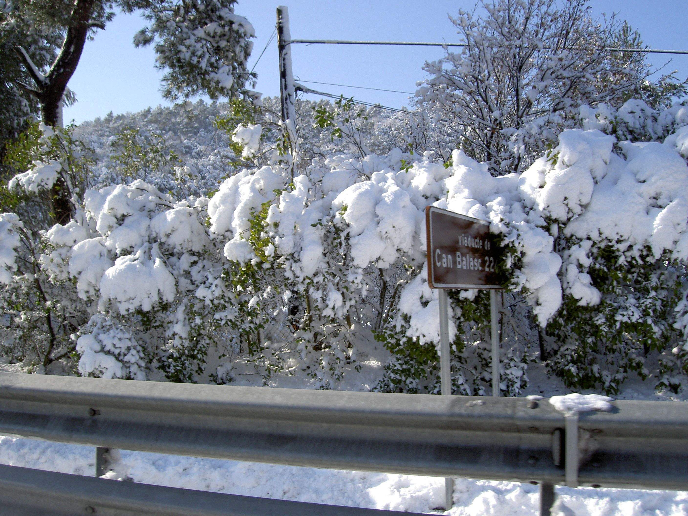 Nevada a Sant Cugat el 2010. FOTO: Andreu Garrell