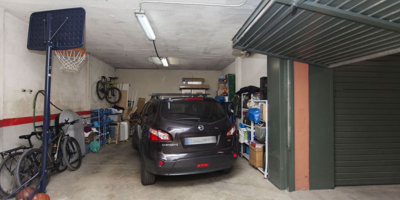 Garatge de casa adossada de Can Alzamora. FOTO: Cedida