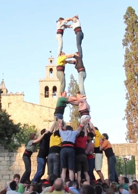 Castellers de Sant Cugat. FOTO: 