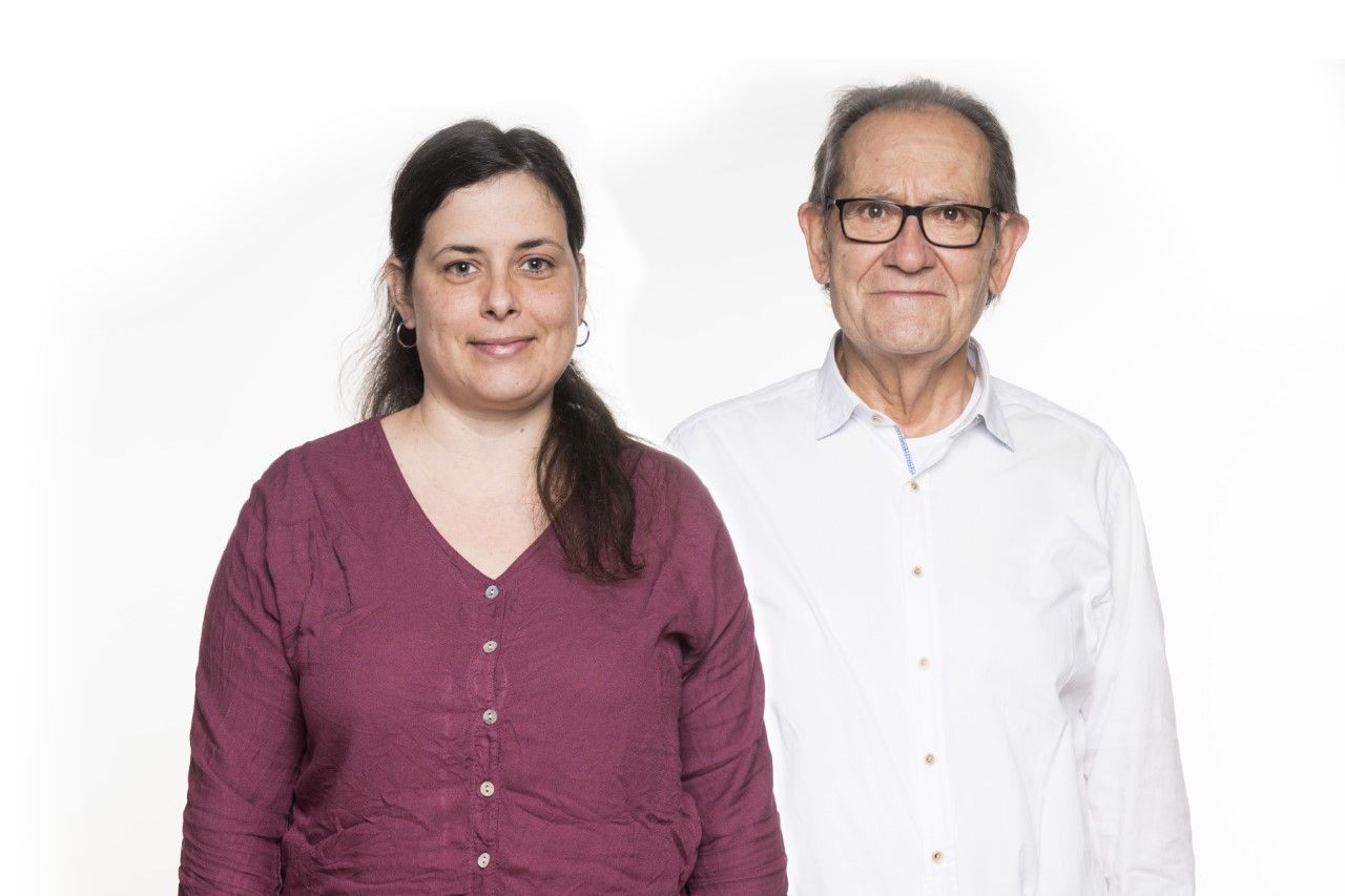 Aina Bala i Josep Maria Balcells, d'En Comú Podem. FOTO: Cedida