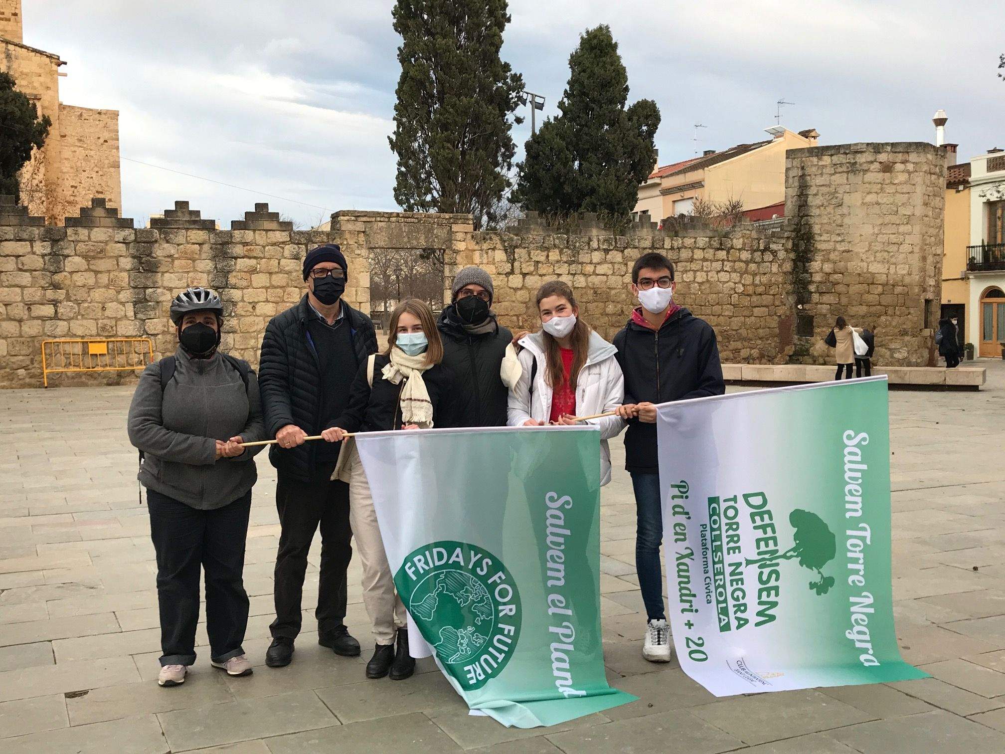 Fridays For Future va ser escollit el primer guanyador del Premi de Salvem Torre Negra per la Plataforma de Defensa de Torre Negra i el Club Muntanyenc Sant Cugat. FOTO: Nielo Ballart