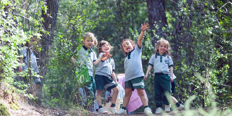 Exemple de l'Aula del bosc de l'Escola La Vall.  FOTO: Cedida