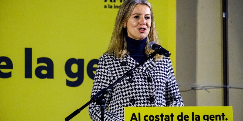Mireia Ingla ha parlat de la candidatura d'ERC com "una candidatura municipalista". FOTO: Ale Gòmez