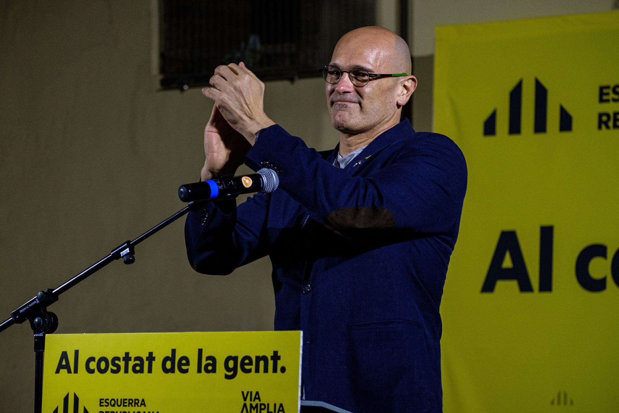 El santcugatenc Raül Romeva demana "una societat oberta, diversa, plural i inclusiva". FOTO: Ale Gómez