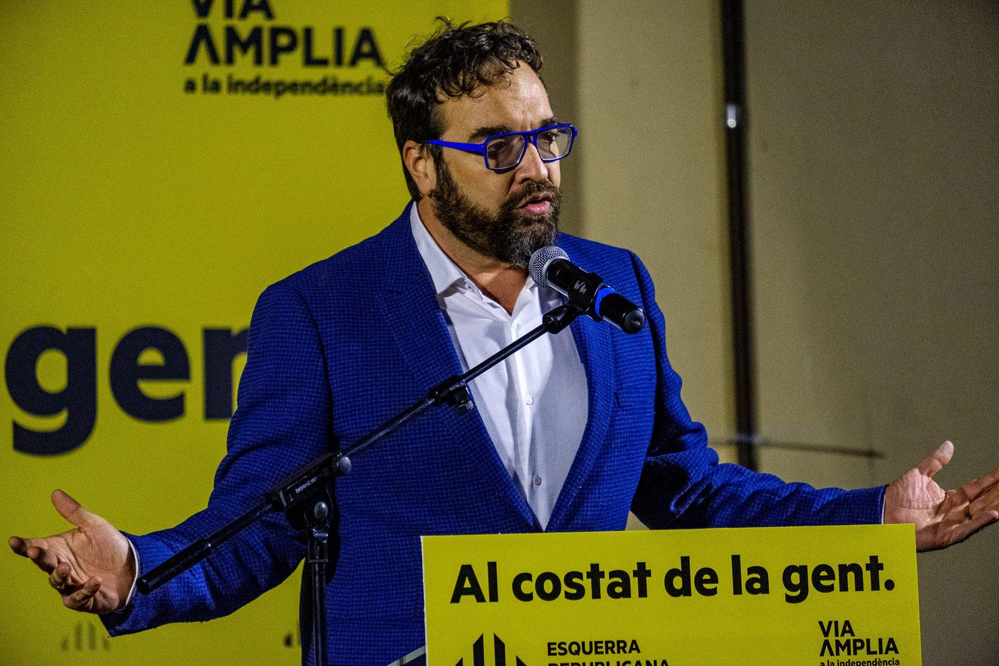 Juli Fernández, cap de llista d'ERC Vallès Occidental. FOTO: Ale Gómez