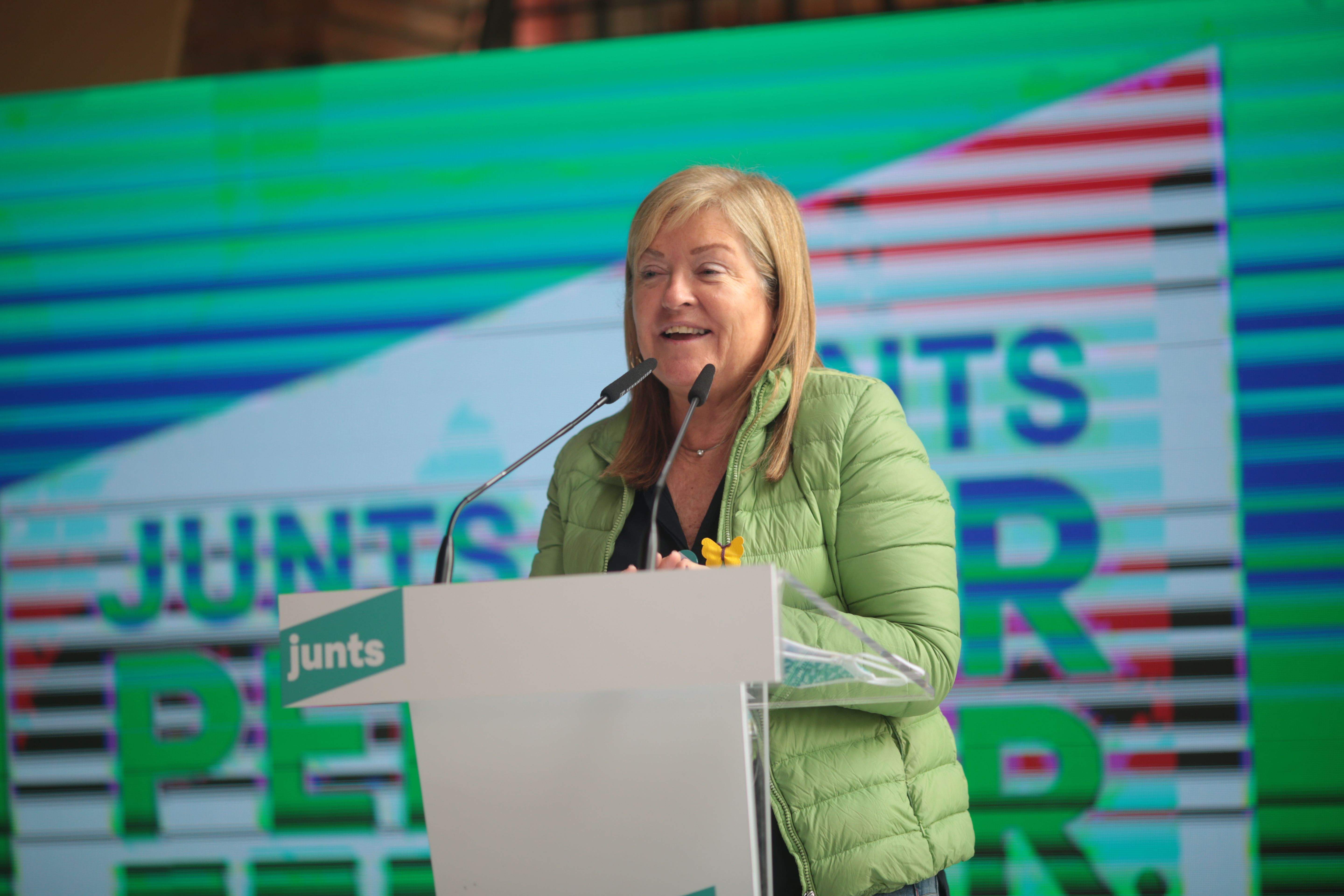 La santcugatenca Àngels Ponsa, consellera de Cultura, a Sant Cugat. FOTO: Artur Ribera