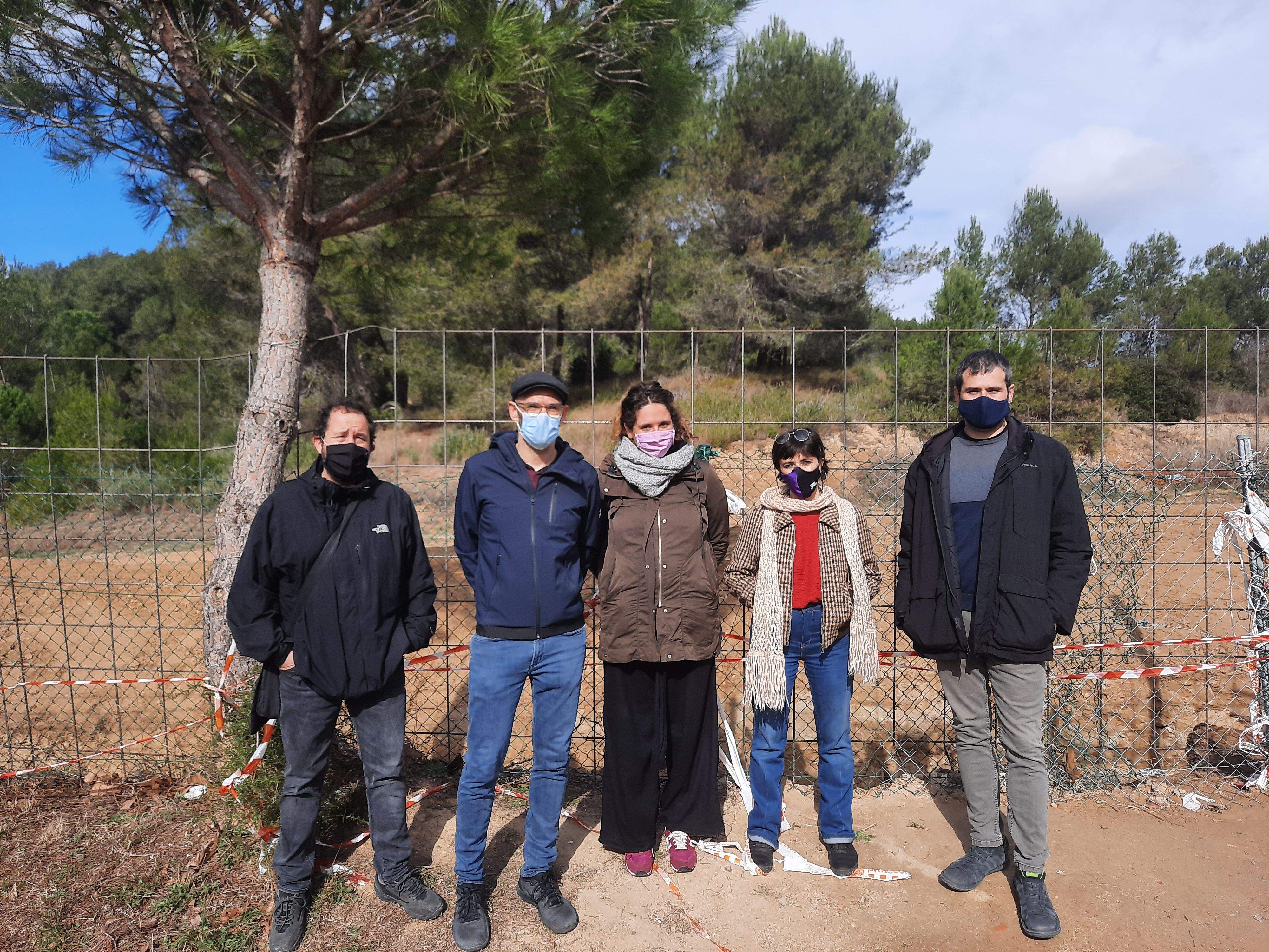 Acte de campanya de la CUP al golf de Sant Joan FOTO: TOT Sant Cugat
