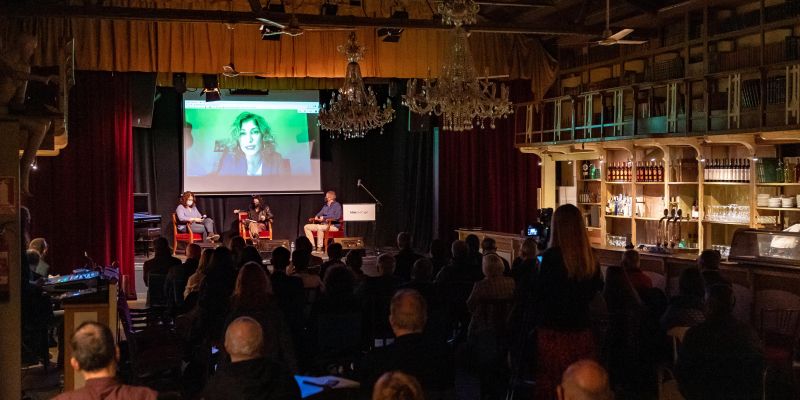 Tertúlia en l'acte de presentació del Món Sant Cugat. FOTO: Mariana Castel