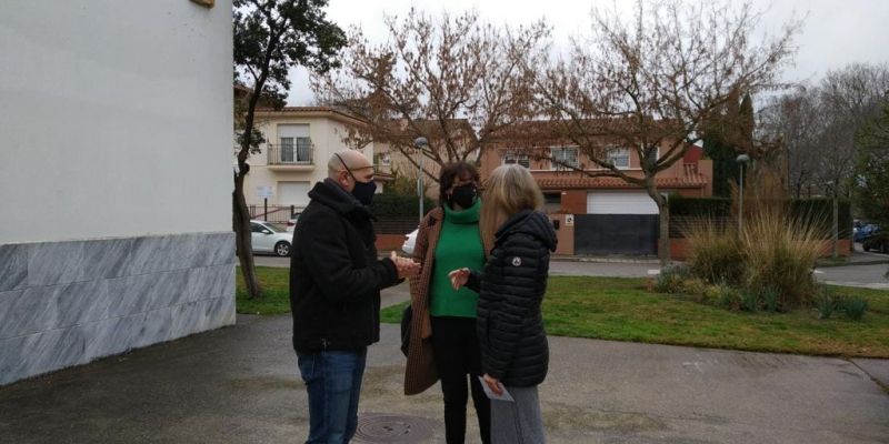 Raül Romeva, Diana Riba i Mireia Ingla, en el Casal de Mira-sol durant les eleccions catalanes. FOTO: Cugat Media