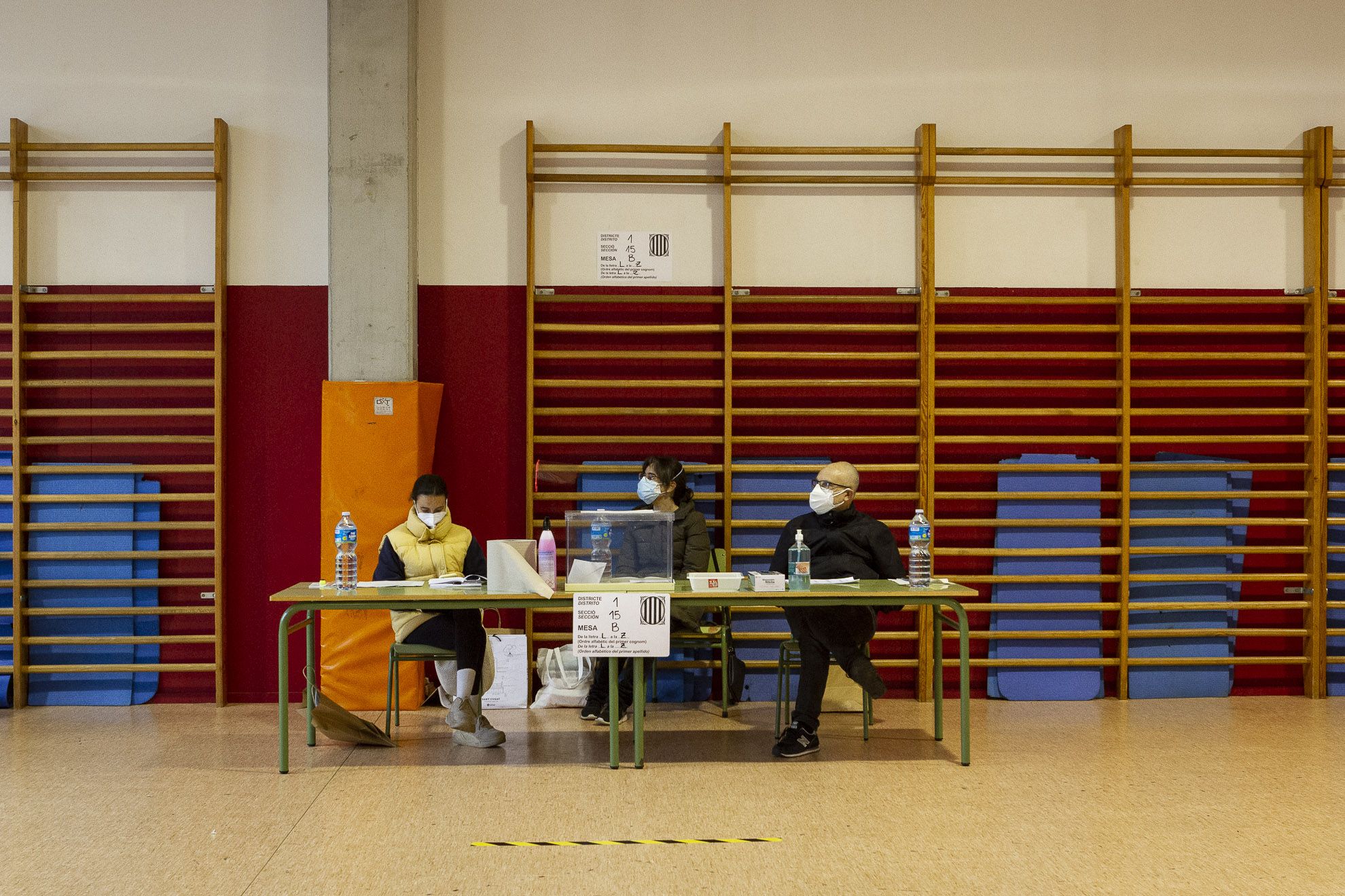 Votacions a l'escola Gerbert d'Orlach FOTO: Estefania Bedmar 