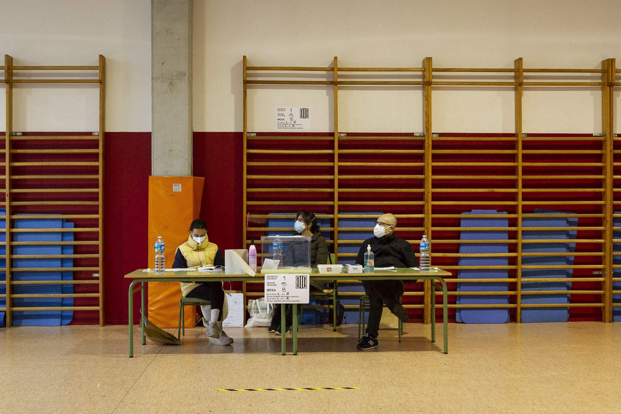 Votacions a l'escola Gerbert d'Orlach FOTO: Estefania Bedmar 