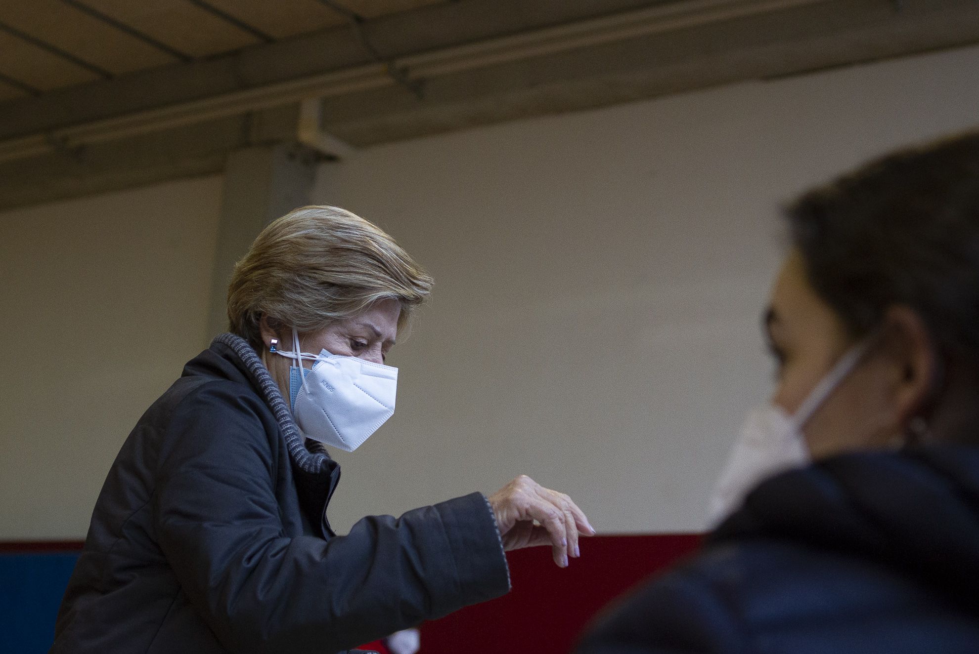 Votacions a l'escola Gerbert d'Orlach FOTO: Estefania Bedmar 
