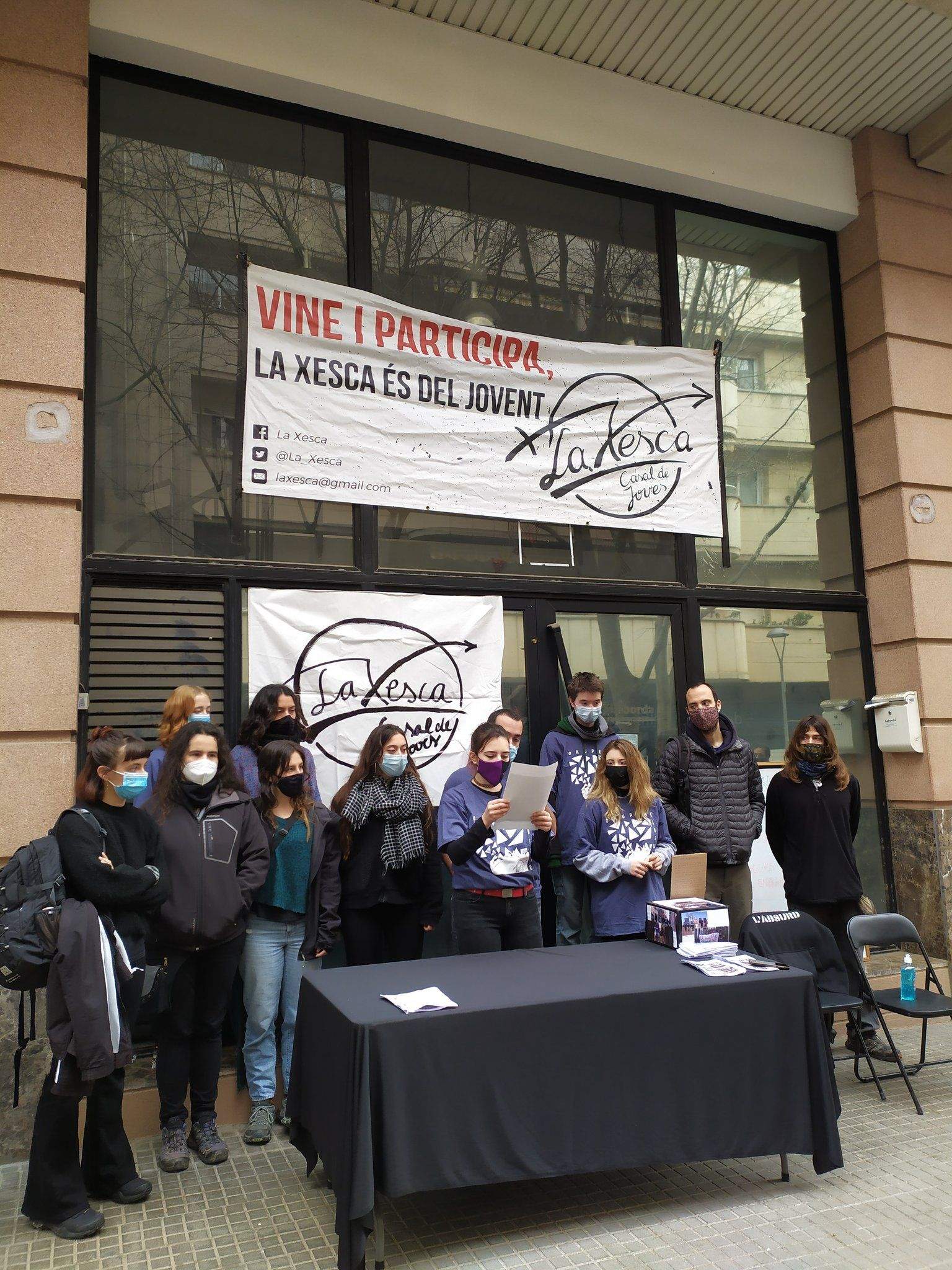 El Casal de Joves de la Xesca inagura un nou espai juvenil autogestionat. FOTO: Twitter Arran Sant Cugat.