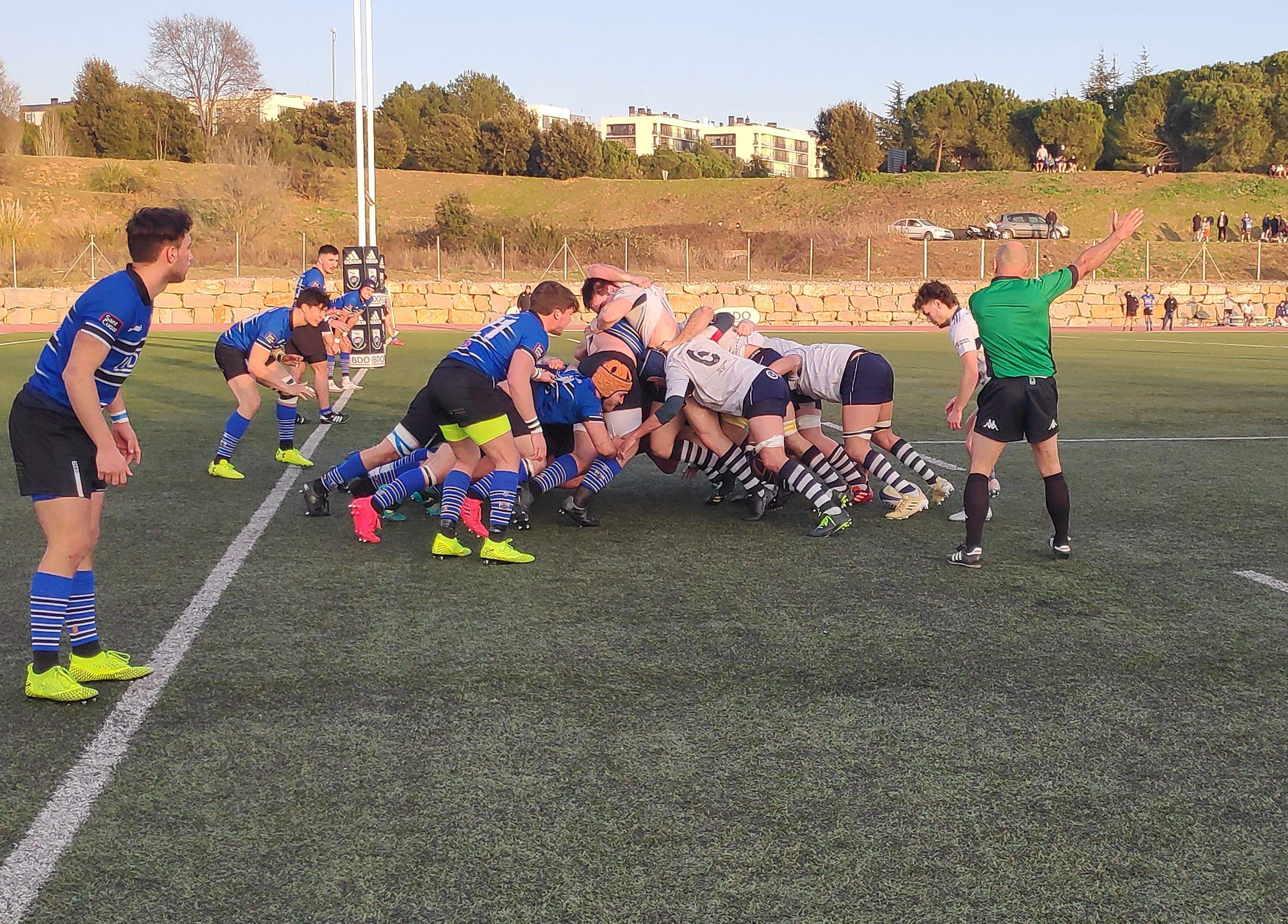 El Club de Rugby Sant Cugat es manté invicte com a local. FOTO: Amit Gayà.