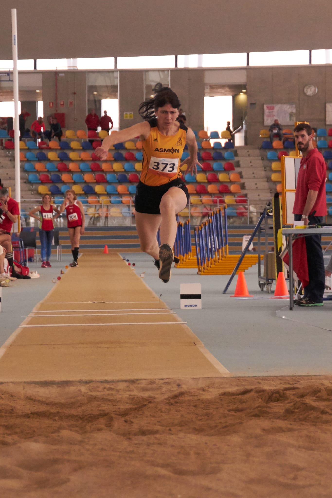 Alicia Hernández, plusmarquista W60 en el triple salt. FOTO: Club Muntanyenc Sant Cugat