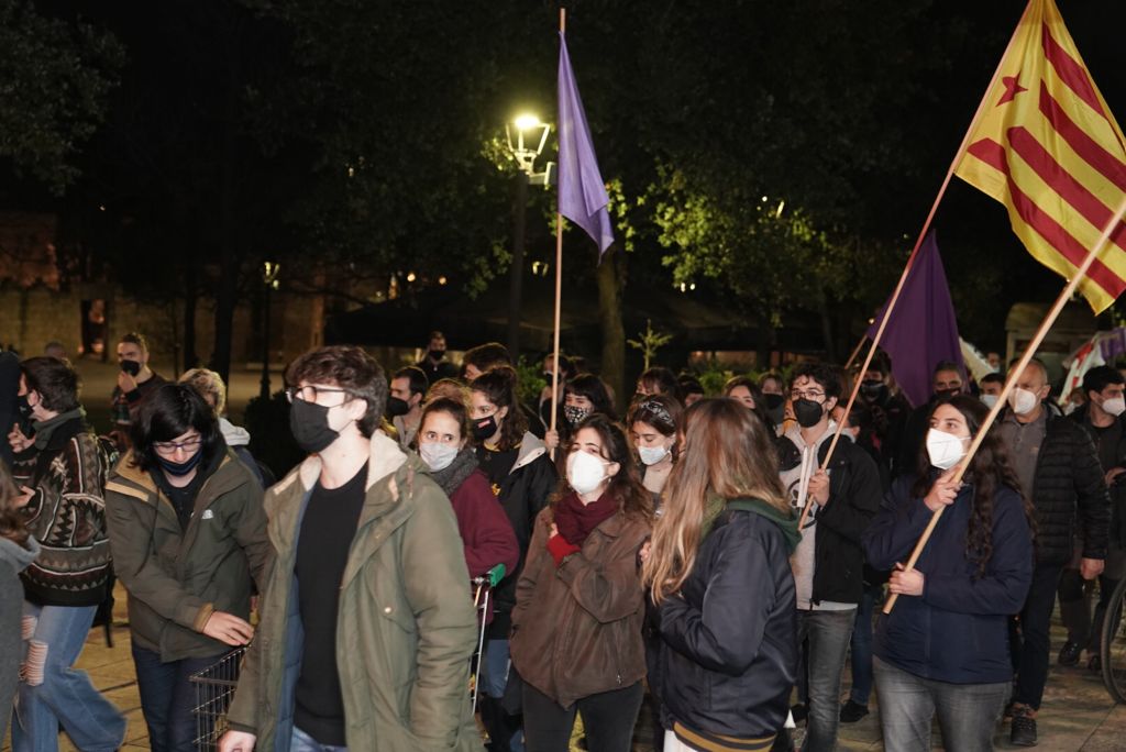 Manifestació contra "la brutalitat policial" a Sant Cugat. FOTO: Mariana Castel
