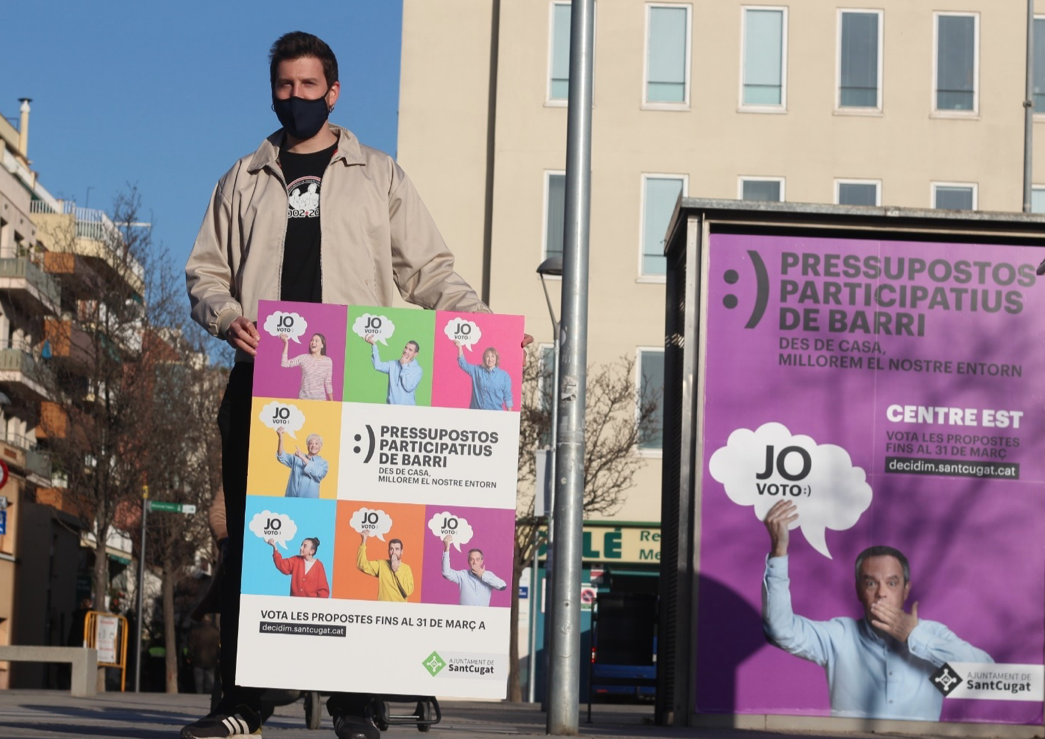 El regidor de Participació, Marco Simarro FOTO: Ajuntament de Sant Cugat