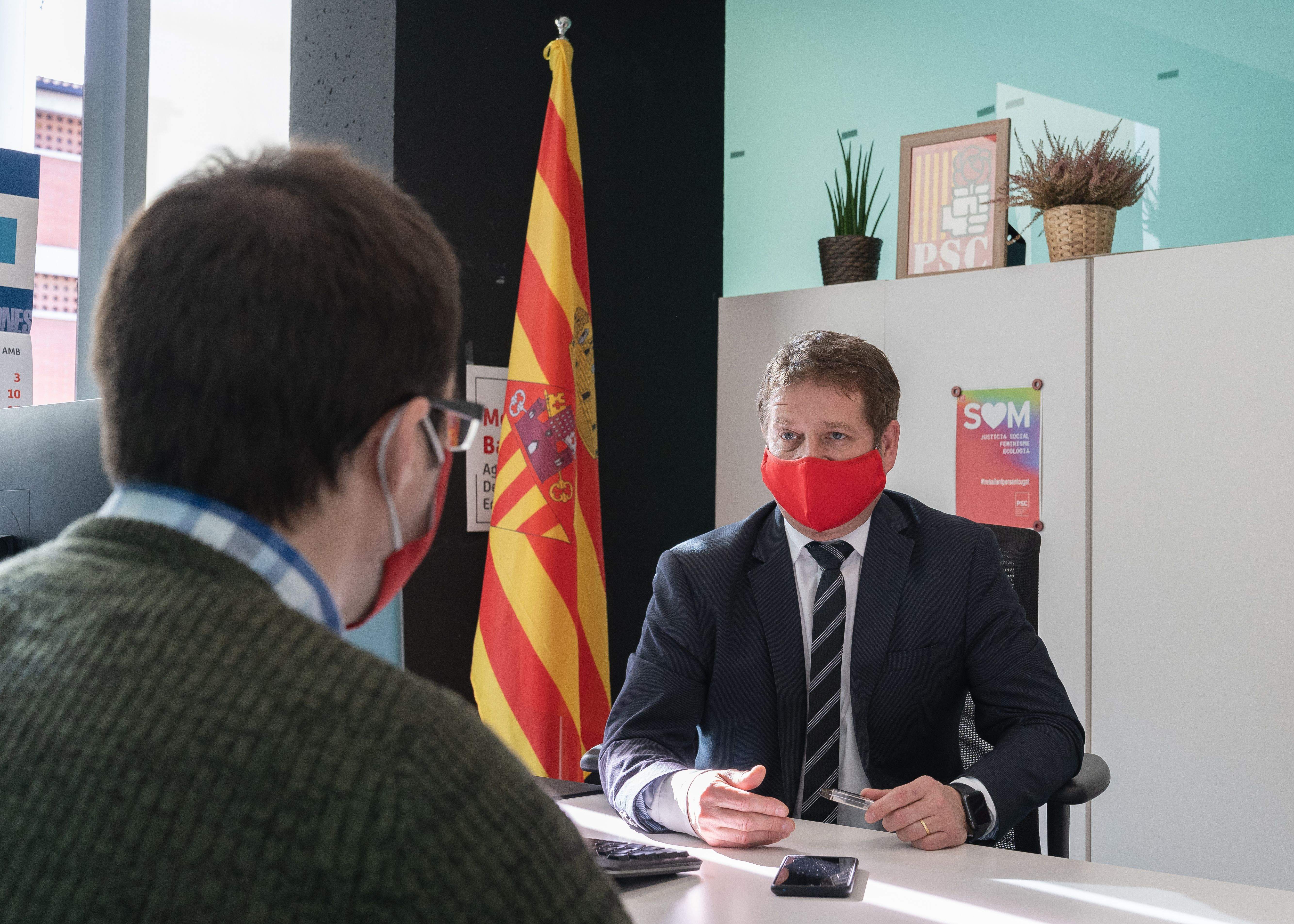 Pere Soler, tinent d'alcaldia d'Economia i Hisenda de l'Ajuntament FOTO: Mariana Castel 