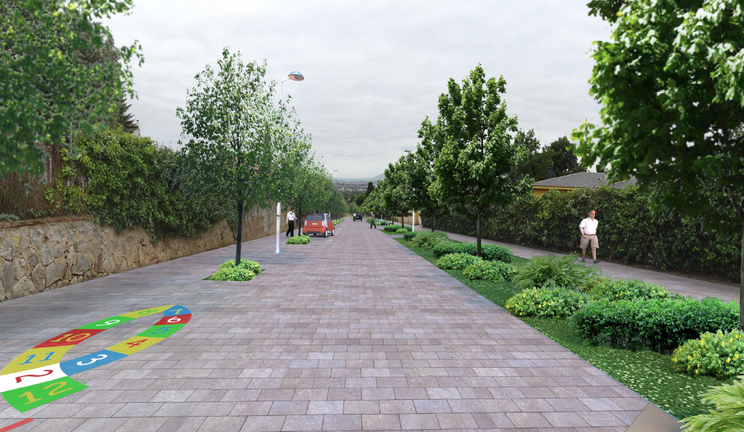 Imatge virtual de com quedaria l'avinguda de Baixador FOTO: Ajuntament