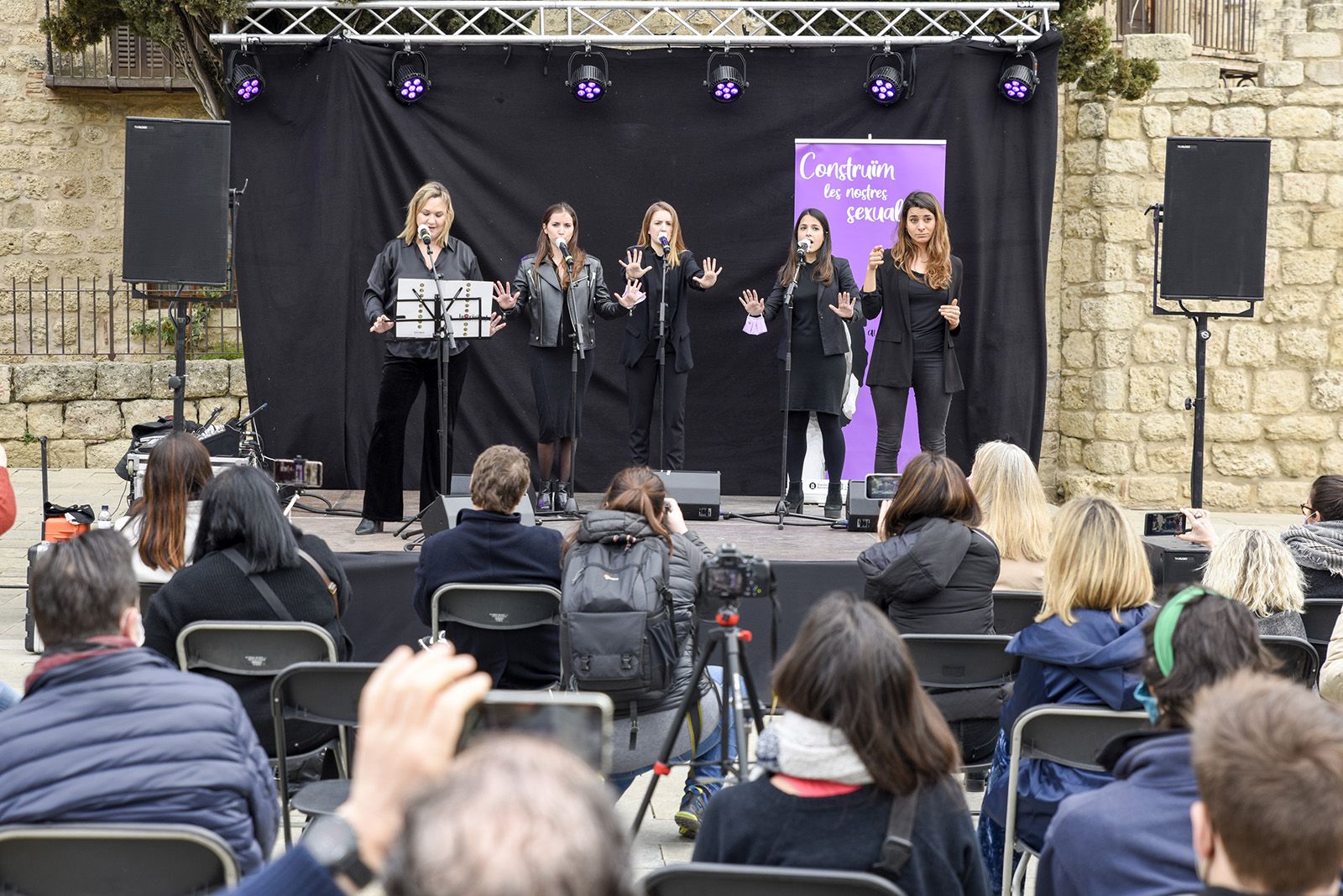 Manifest per part de Monika Blasco i Decibelles Foto: Bernat Millet.