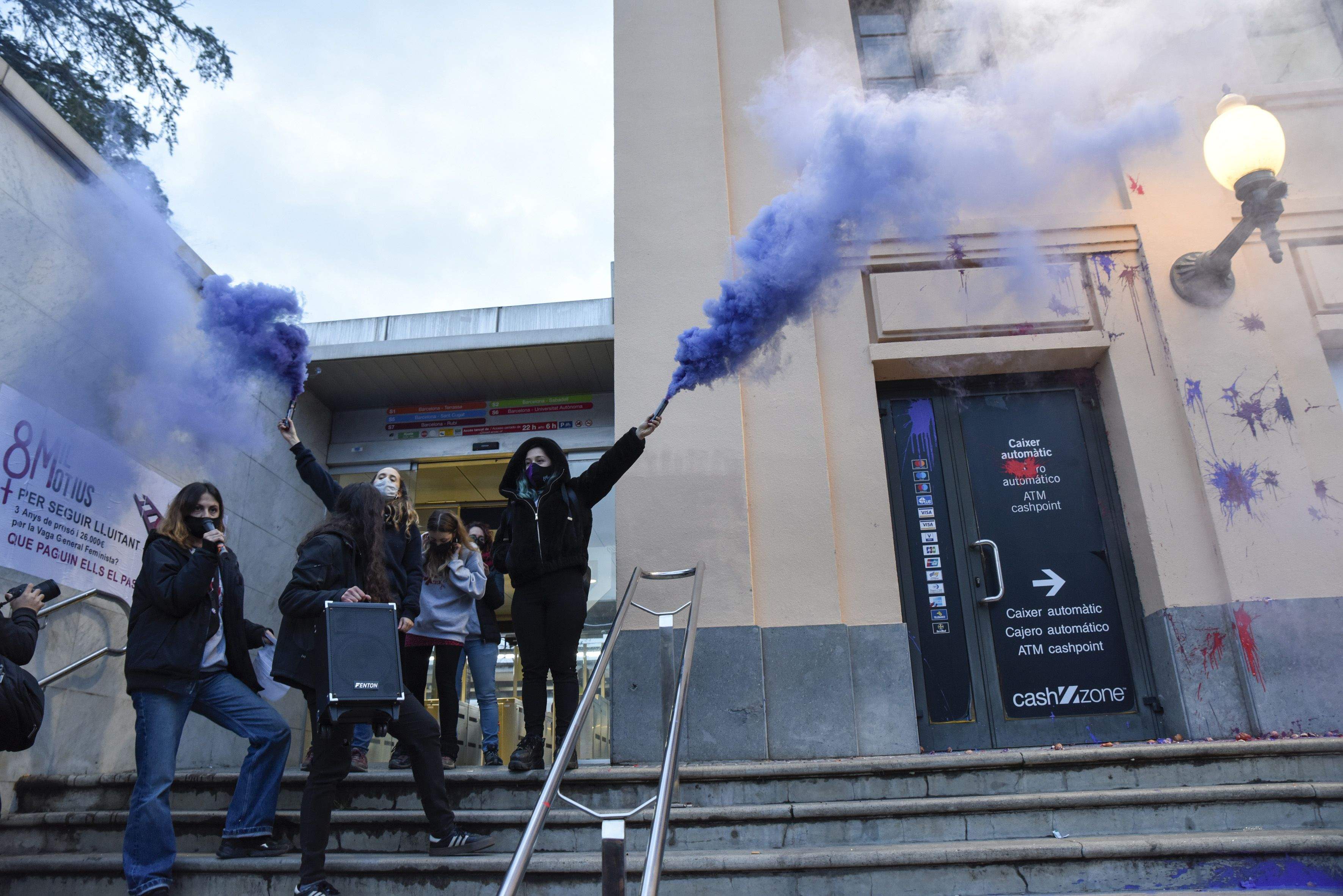 Manifestació 8M. Foto: Bernat Millet.