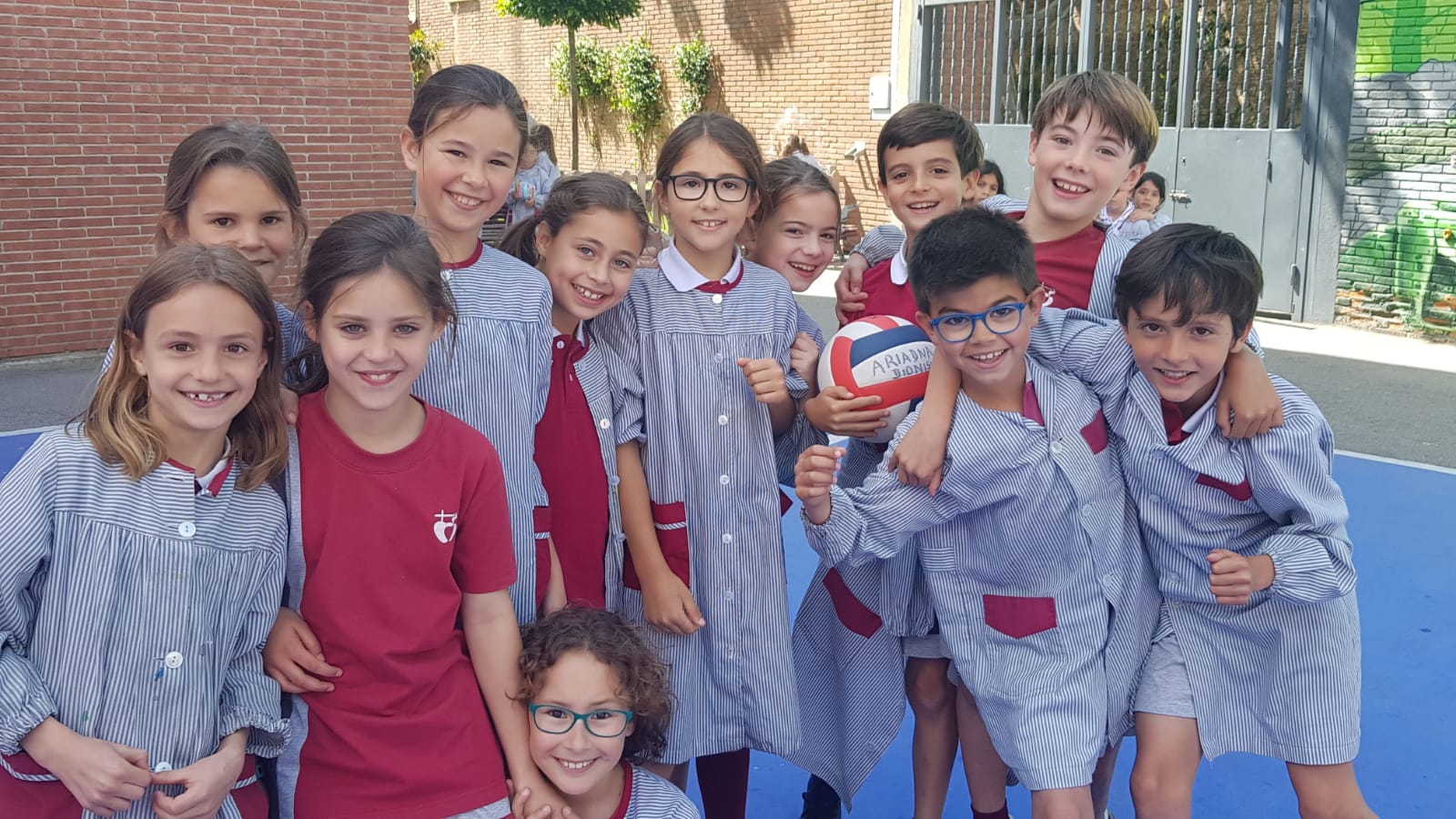 Classe d'Educació Primària de l'escola "Padre Damian-Sagrados Corazones". FOTO: Cedida